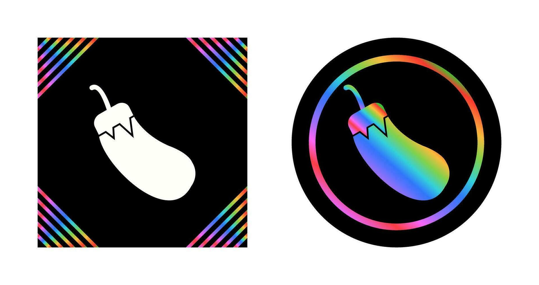 Eggplant Vector Icon