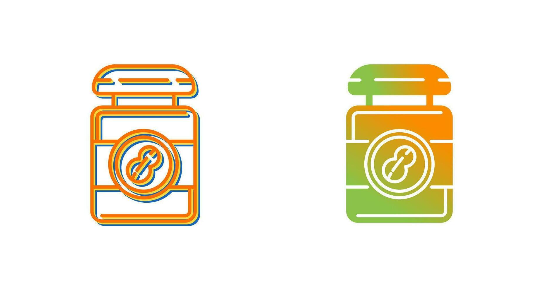Peanut Butter Vector Icon
