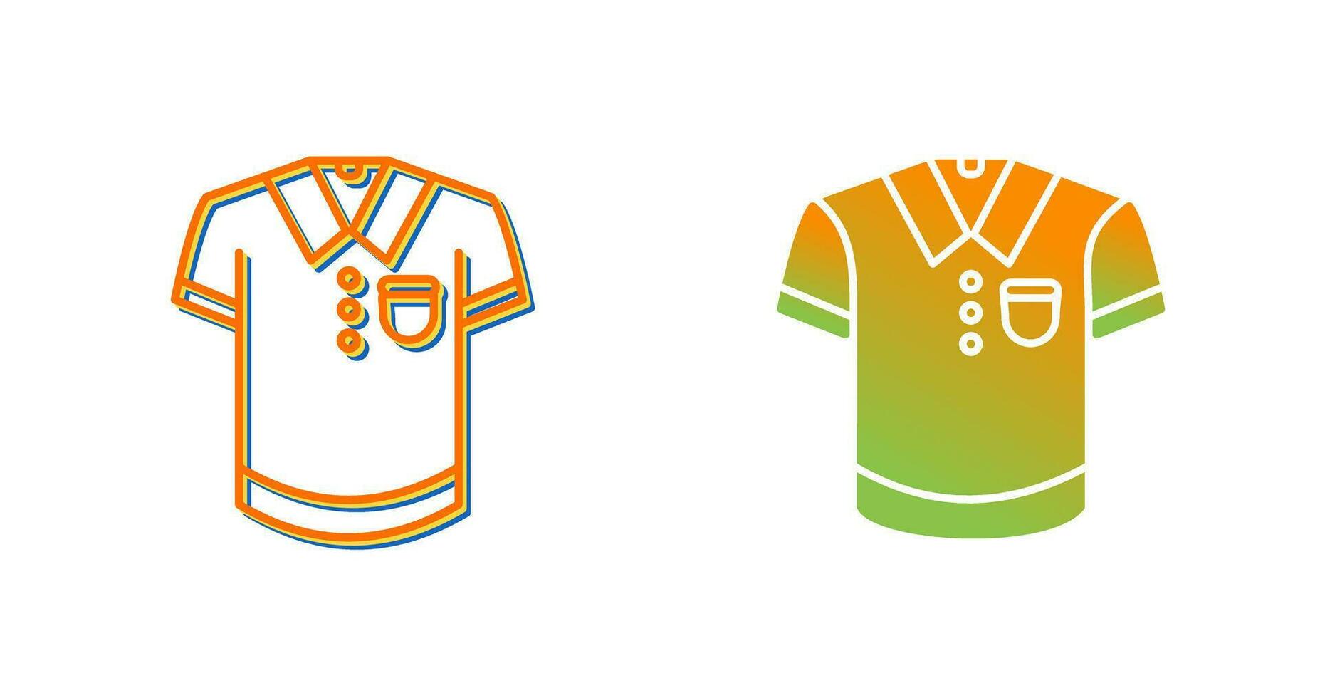 Polo Shirt Vector Icon