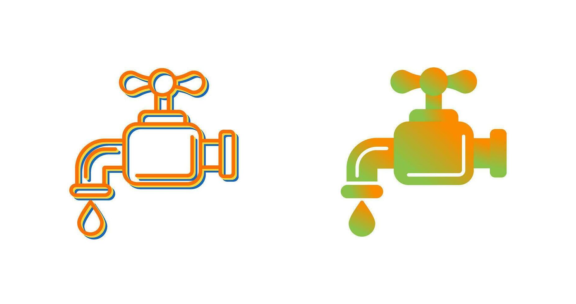 Water Faucet Vector Icon