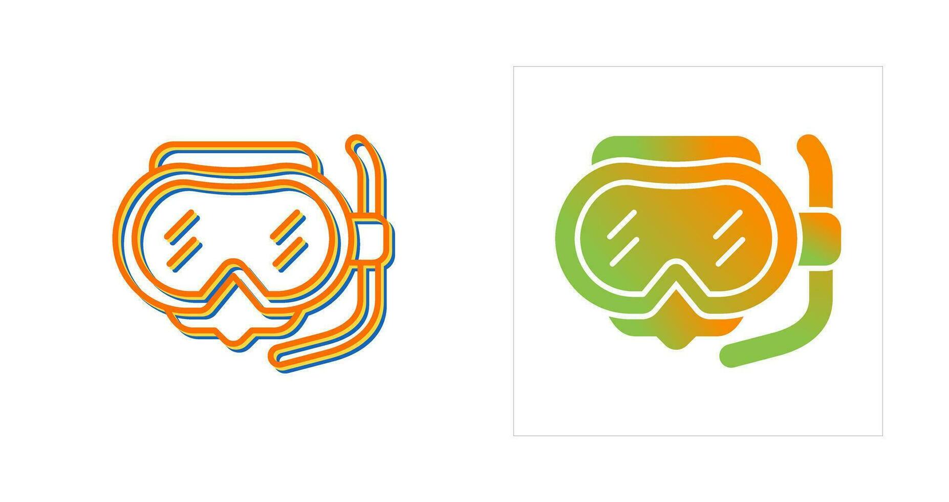 Diving Mask Vector Icon