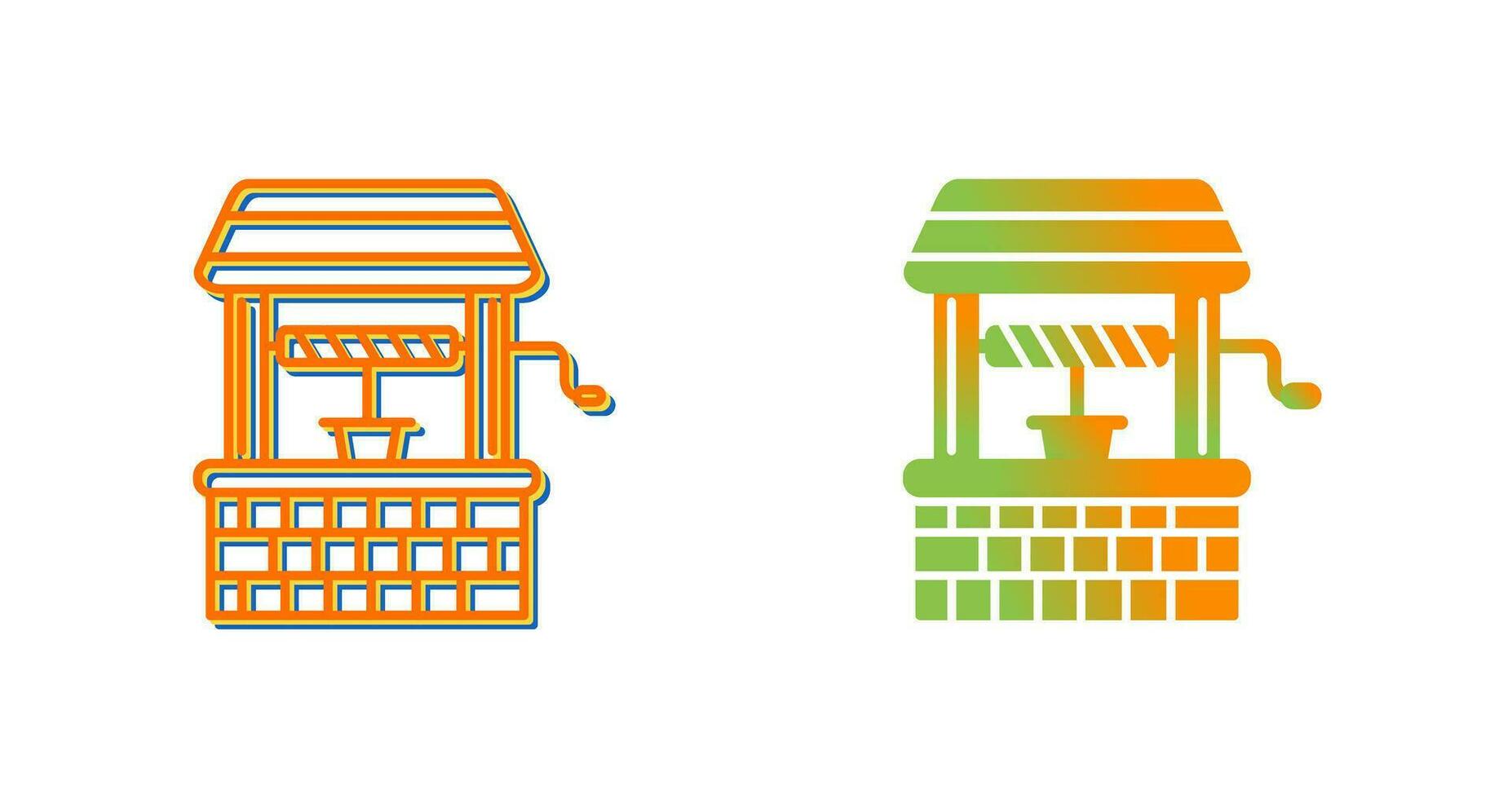 Water Well Vector Icon