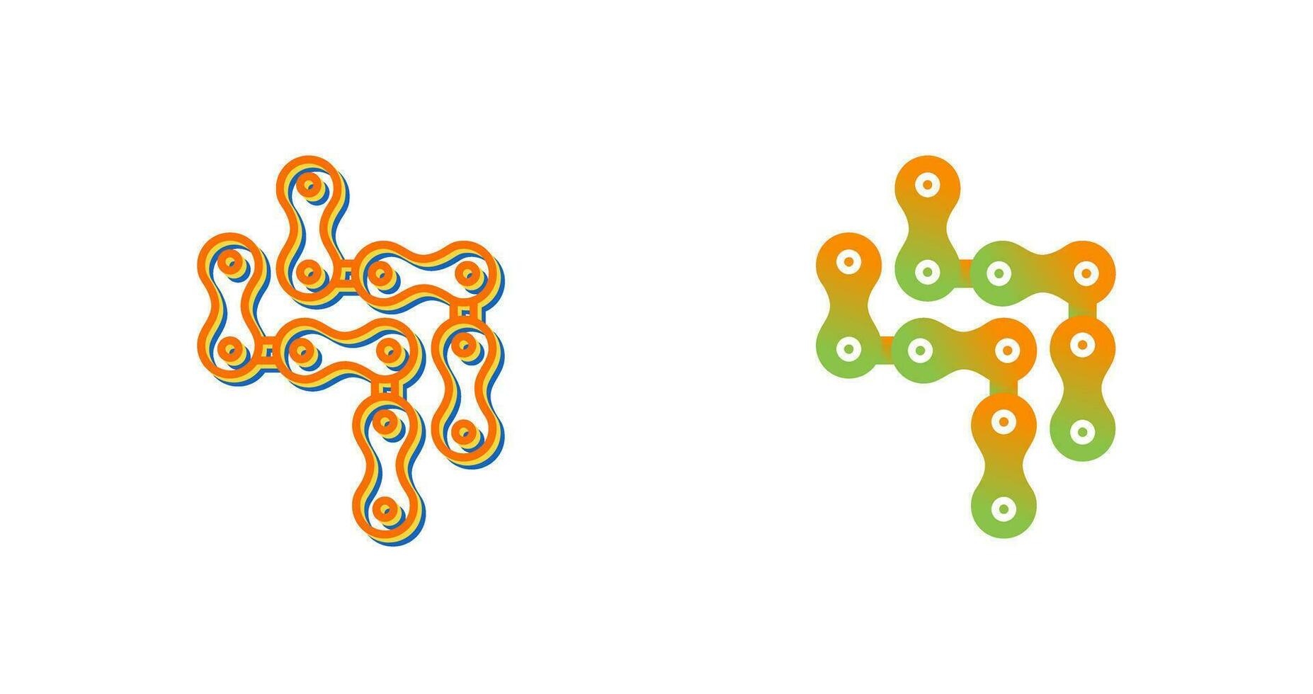 Cycle Chain Vector Icon