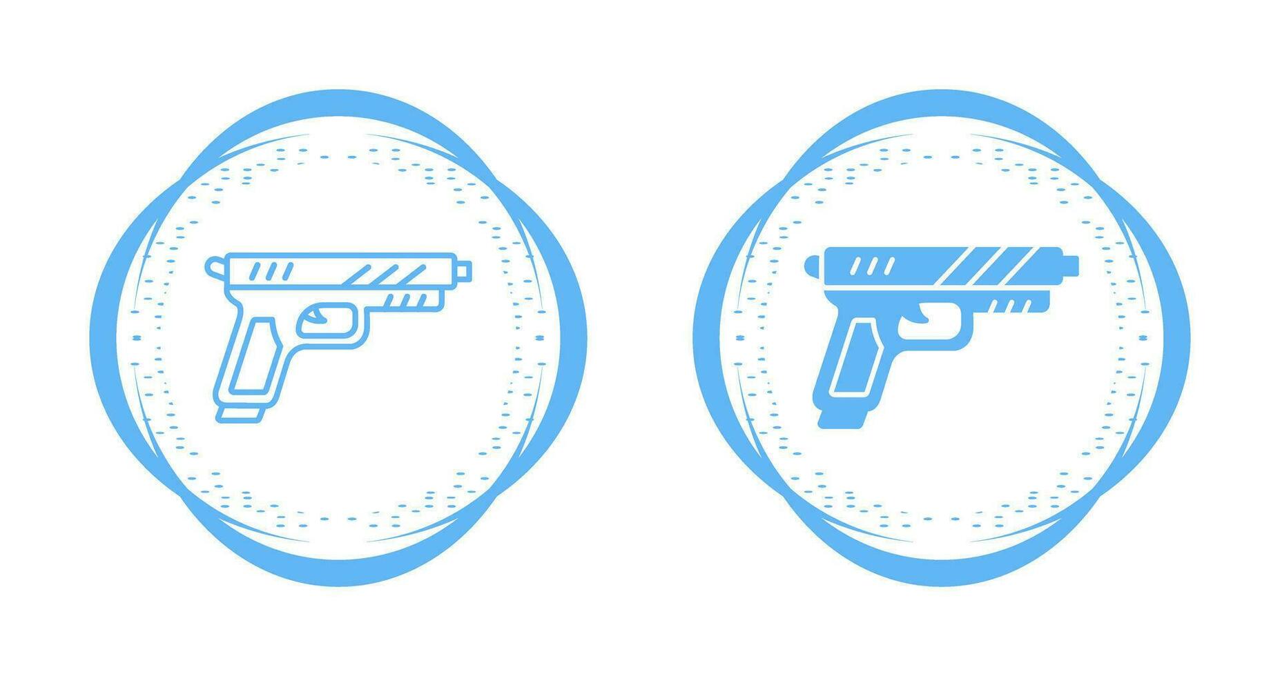 icono de vector de pistola