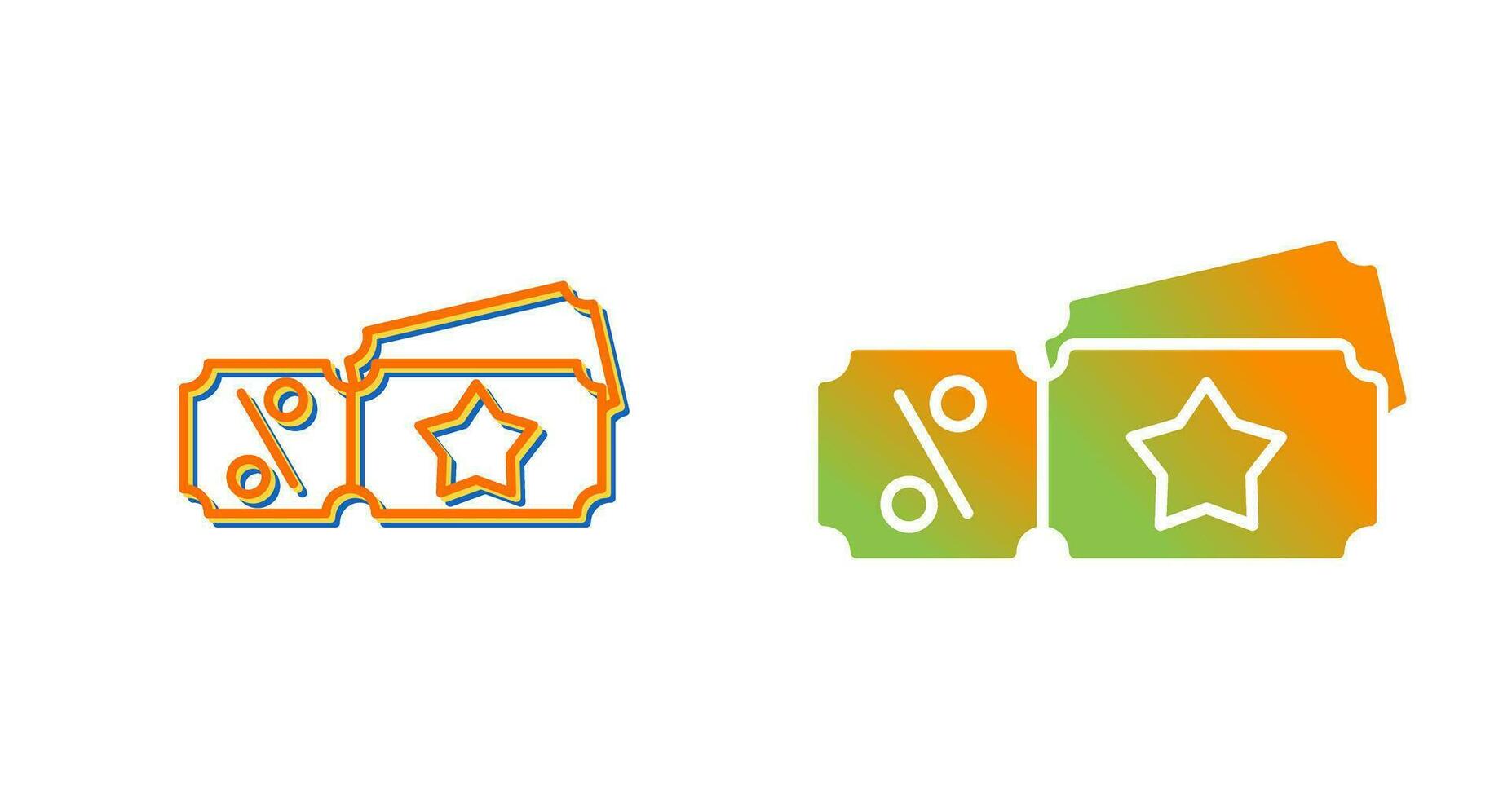 Discount Voucher Vector Icon