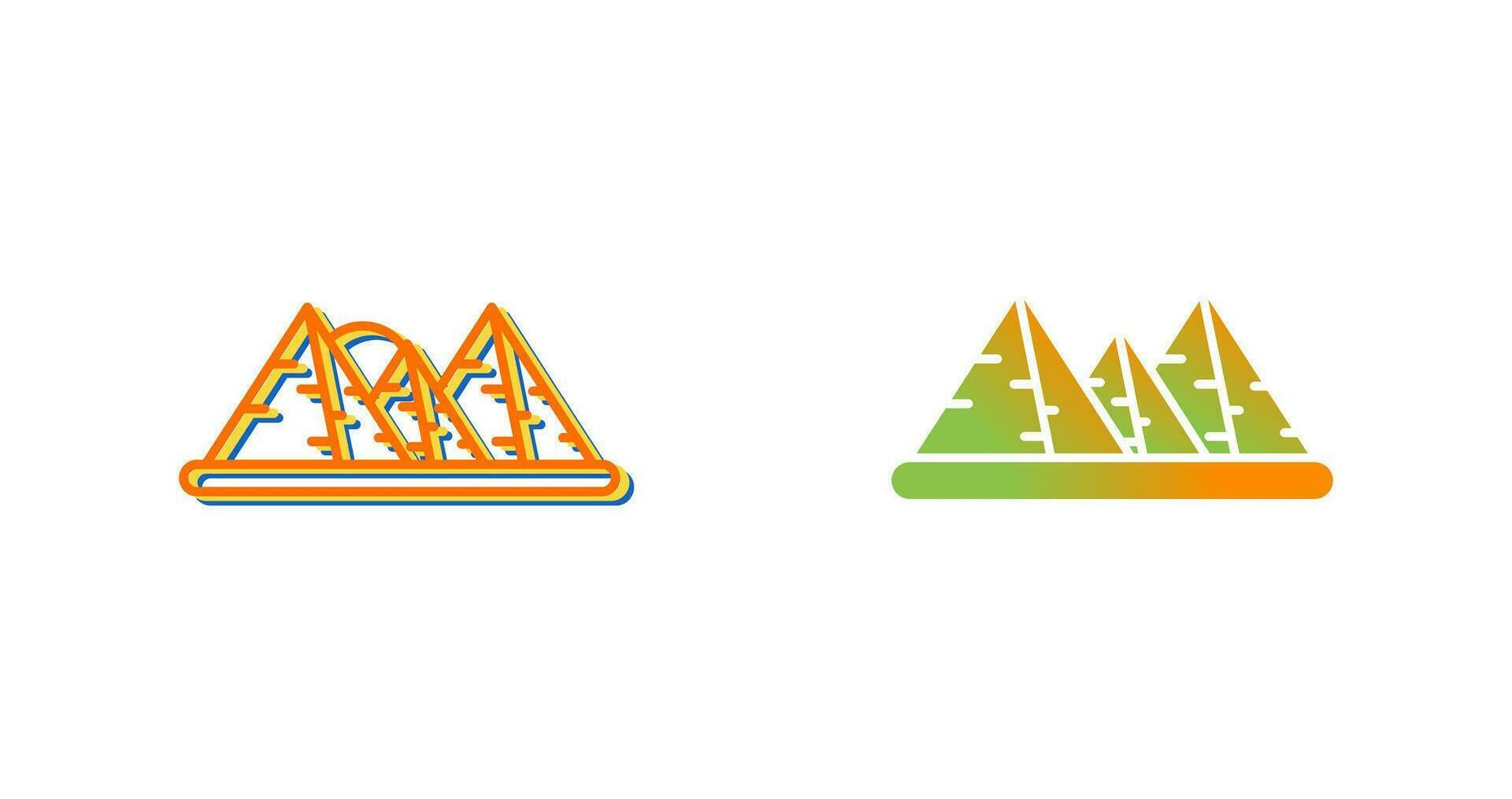 Pyramid Vector Icon