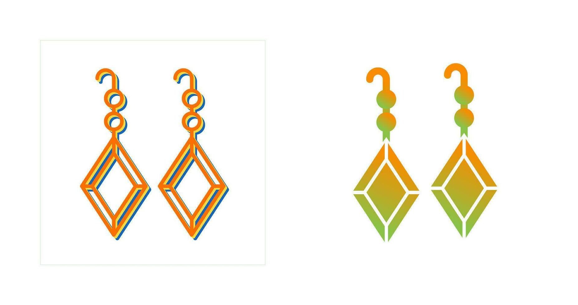 Earrings Vector Icon