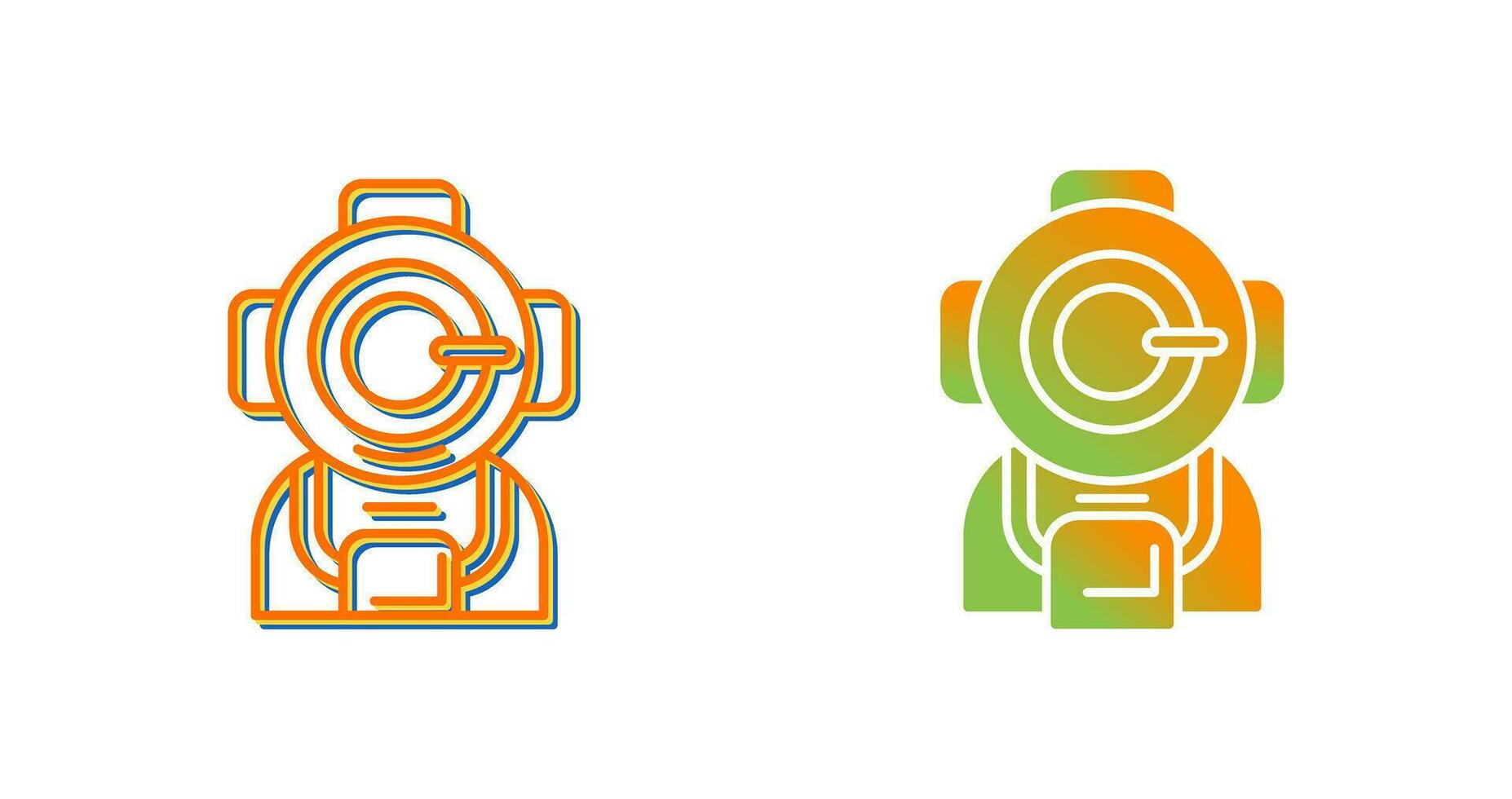 Diving Helmet Vector Icon