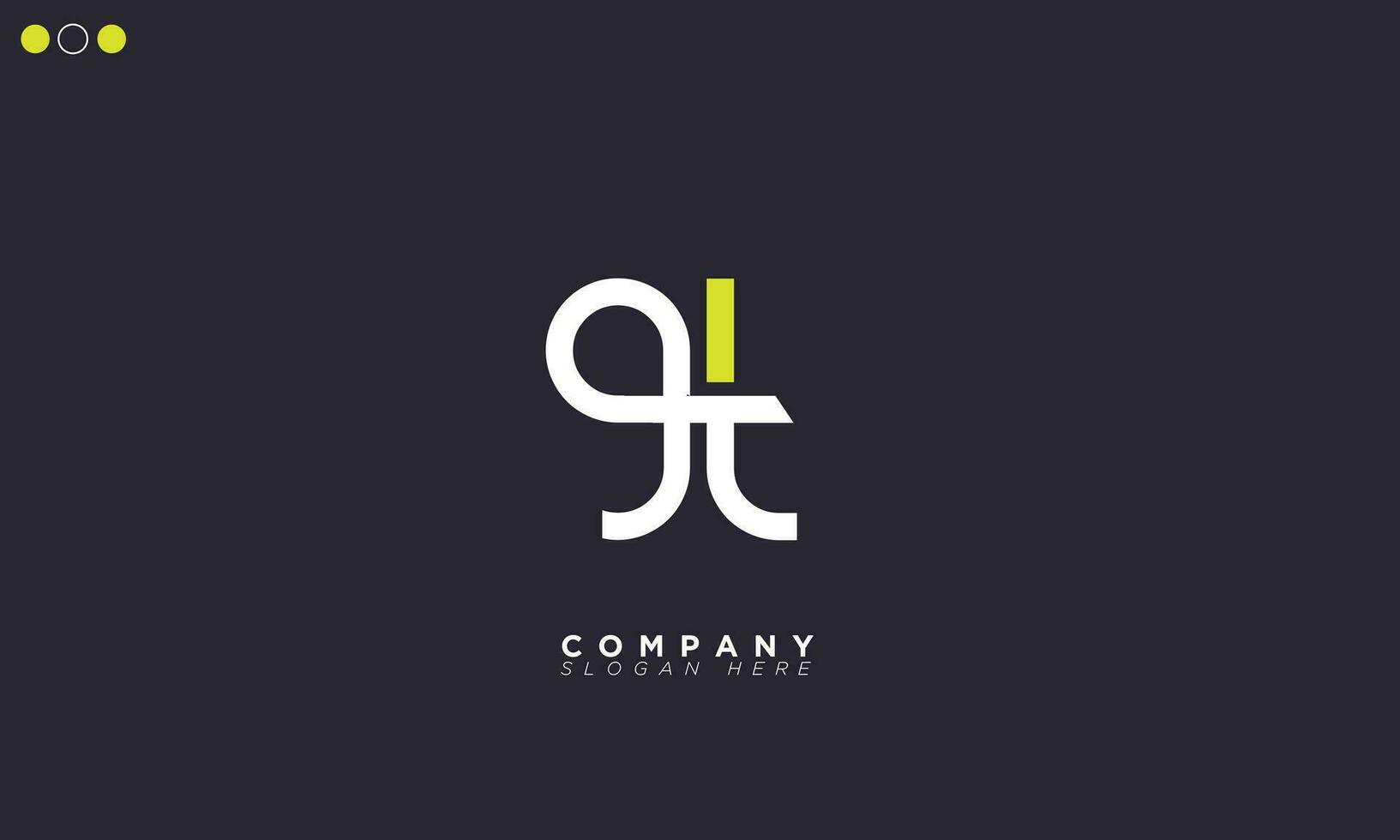 GT Alphabet letters Initials Monogram logo TG, G and T vector