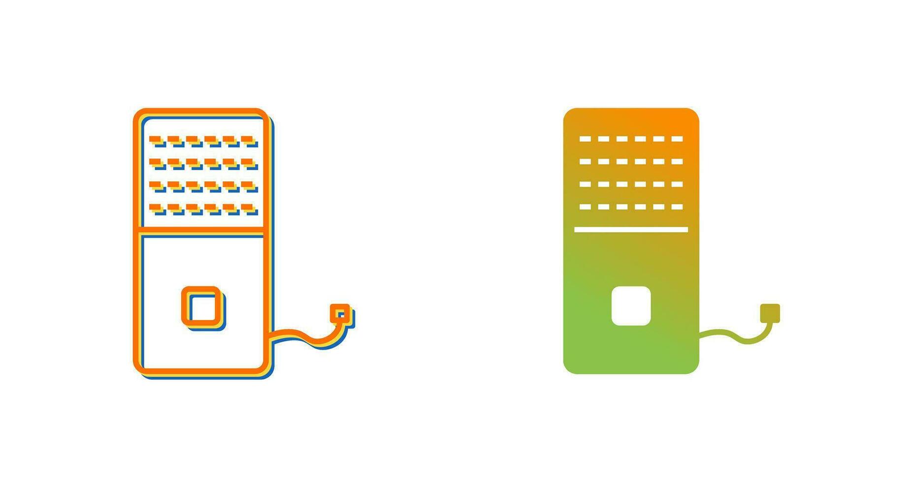 icono de vector de horno eléctrico