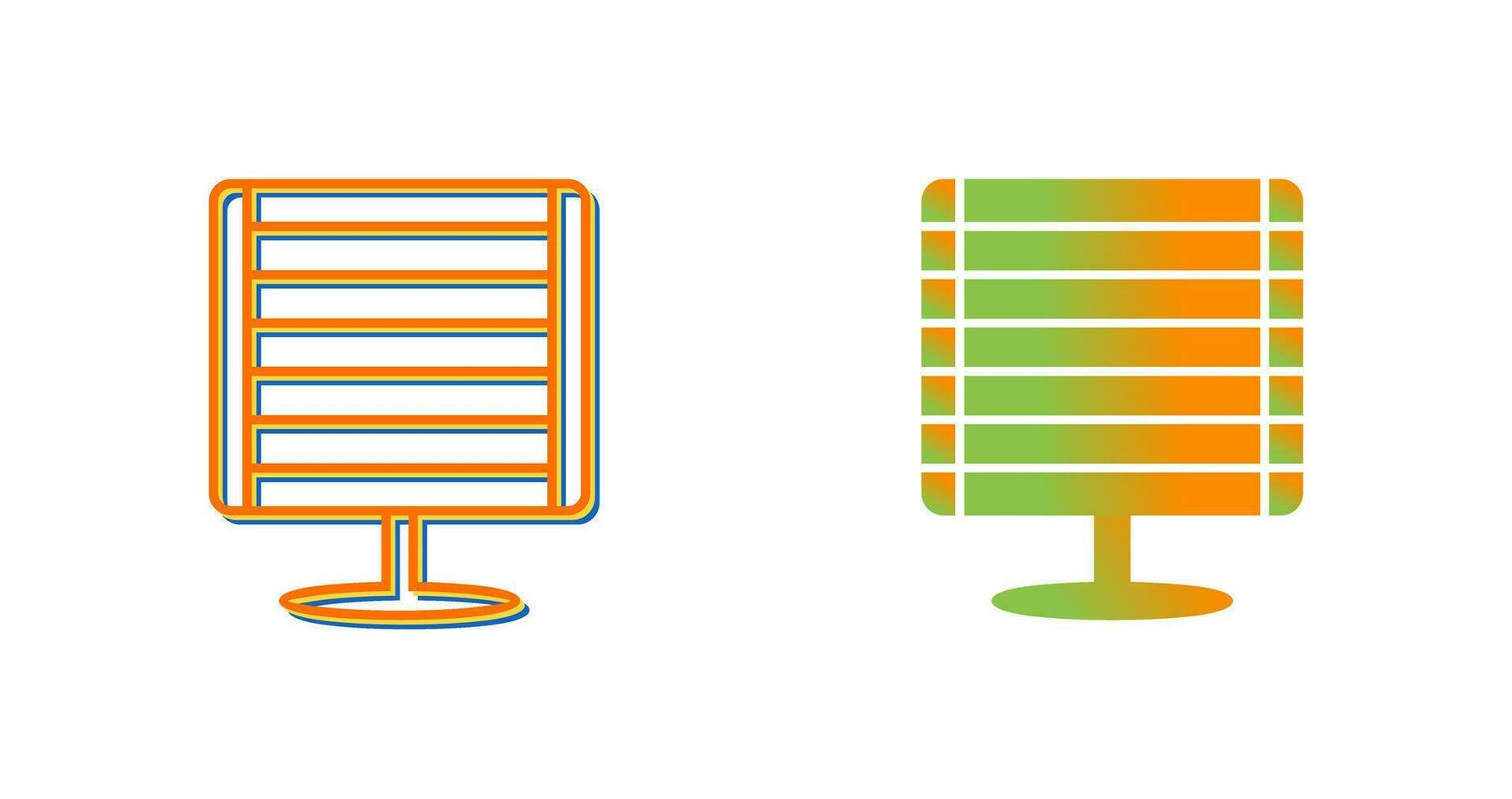 Infrared Heater Vector Icon