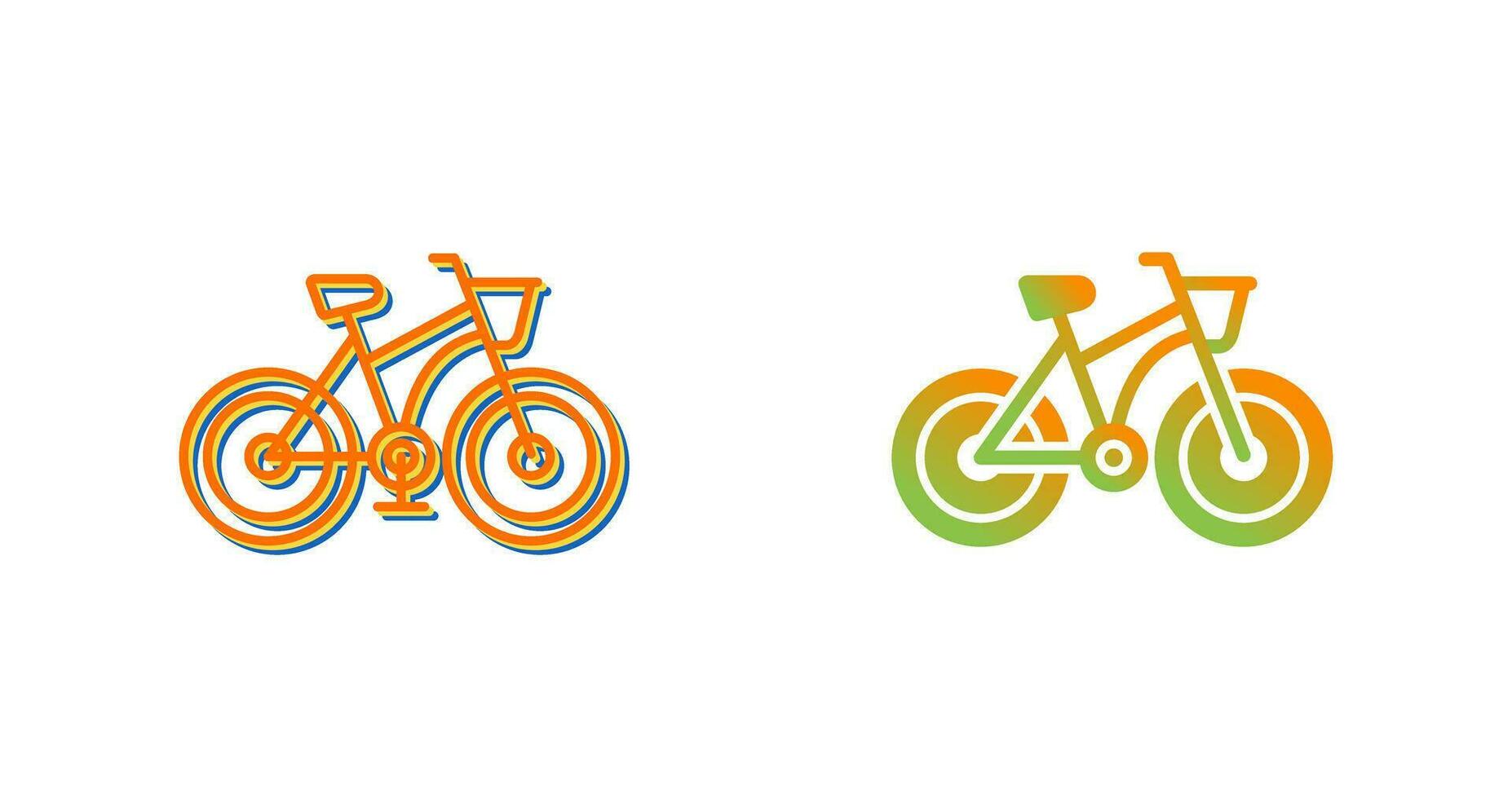 icono de vector de bicicleta