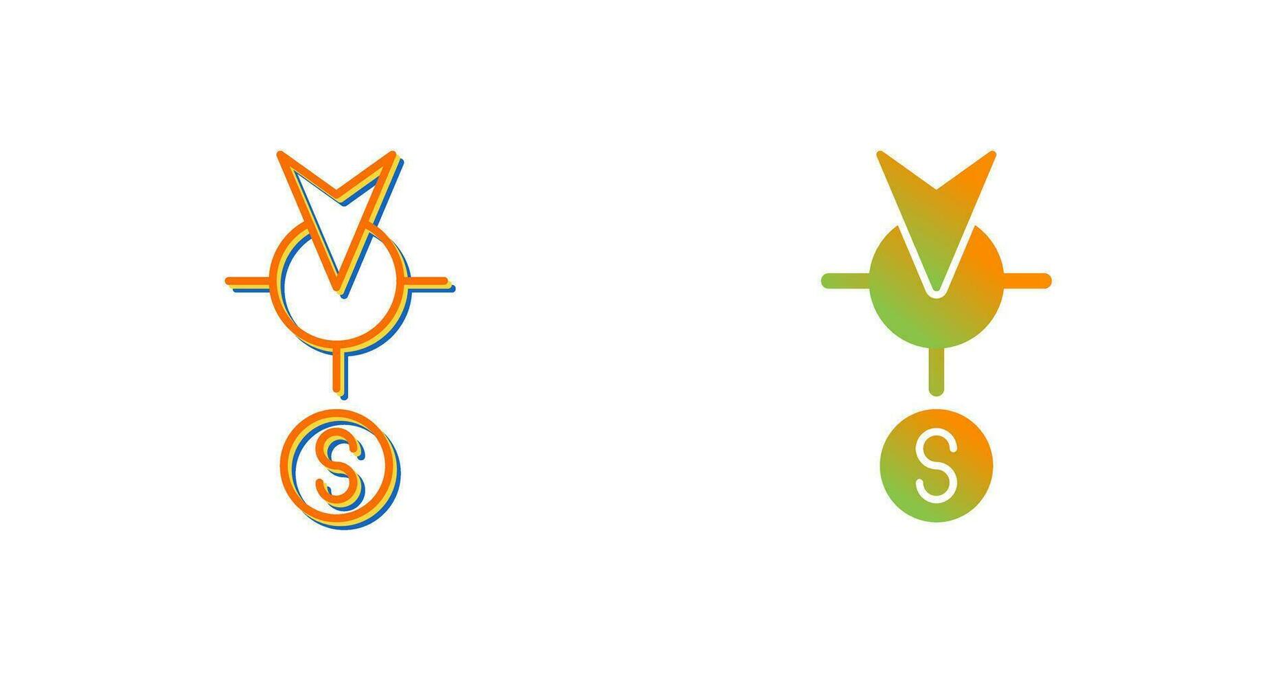 South Vector Icon