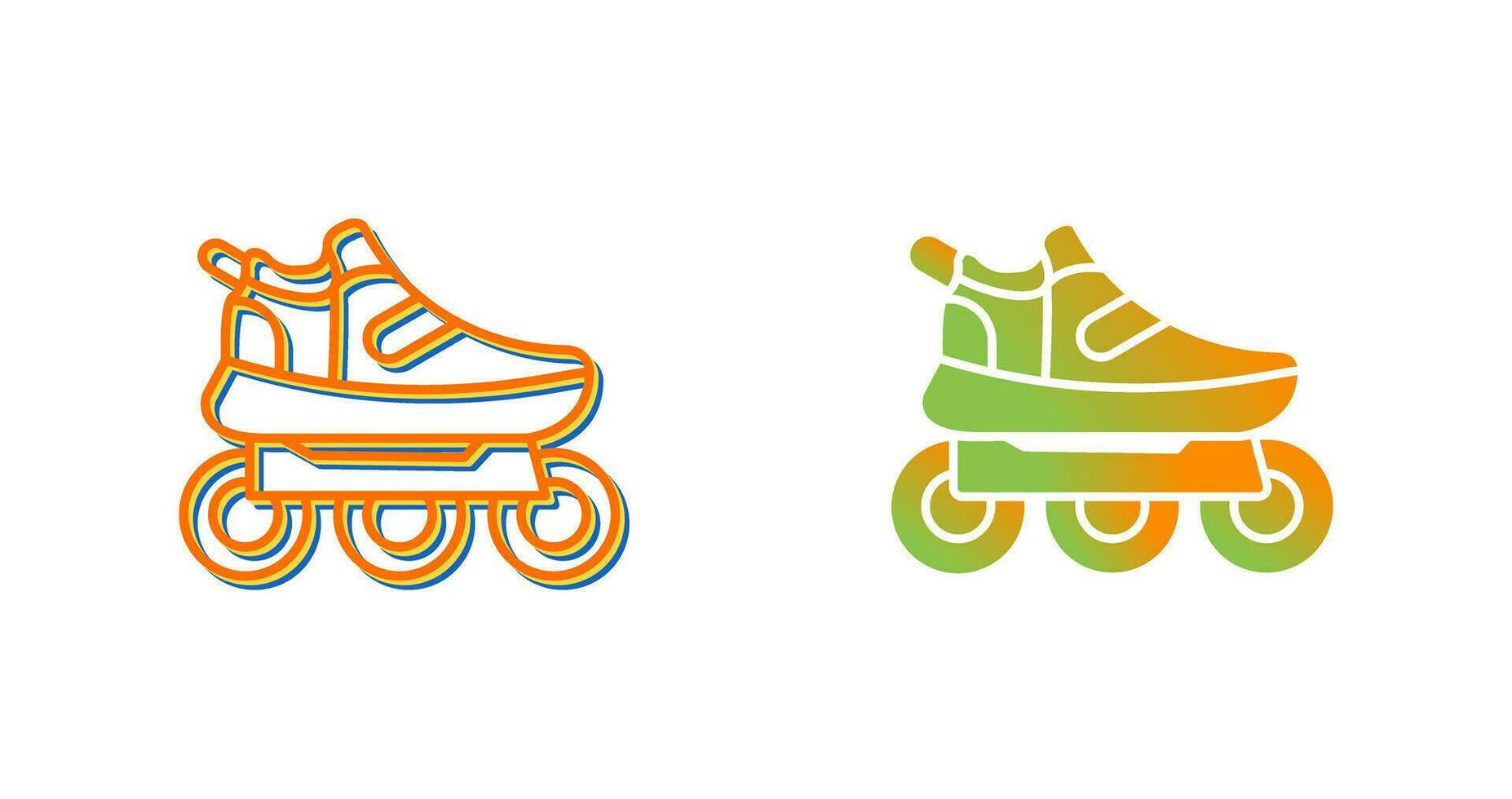 Roller Skates Vector Icon