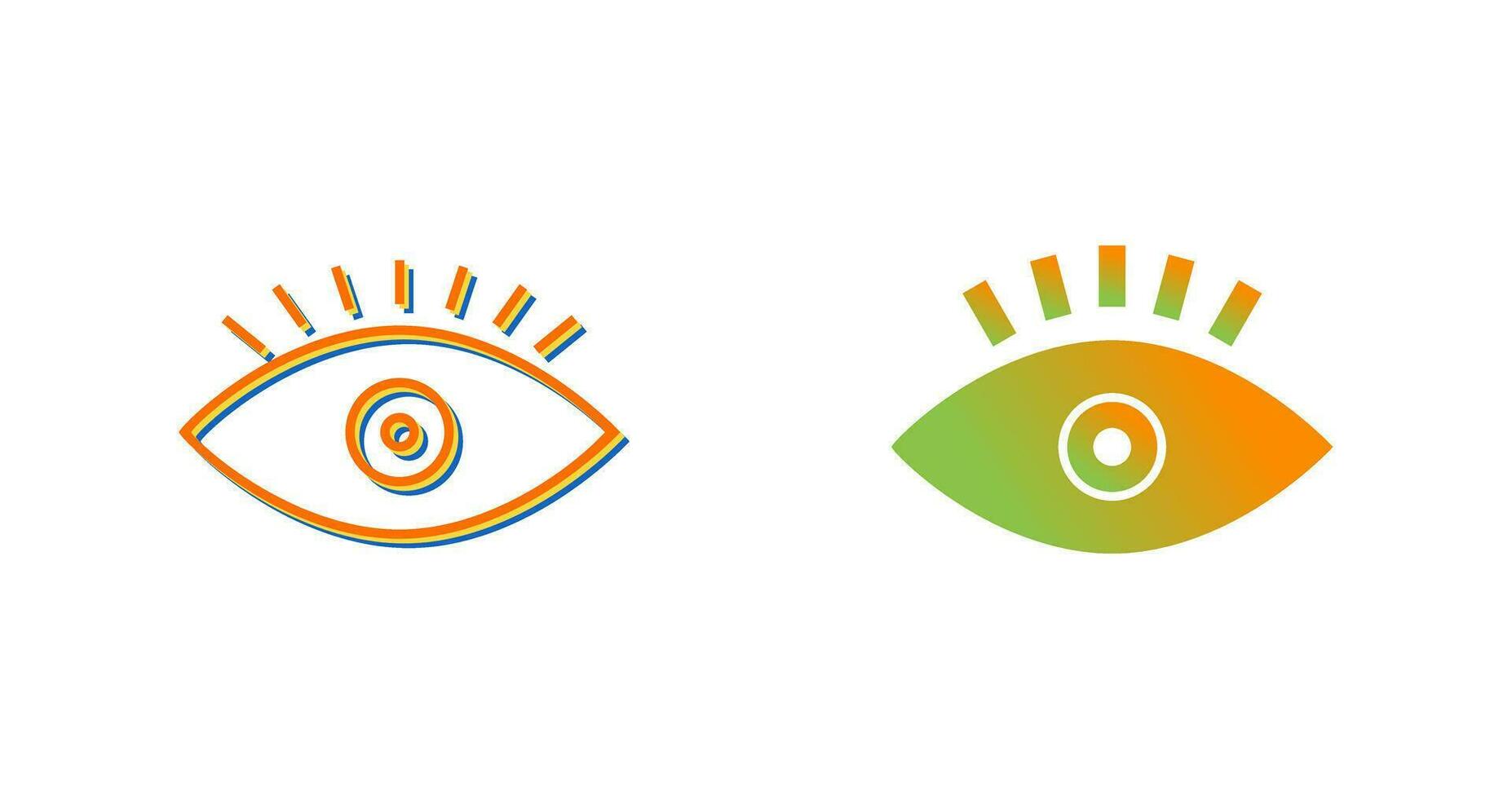 icono de vector de ojo