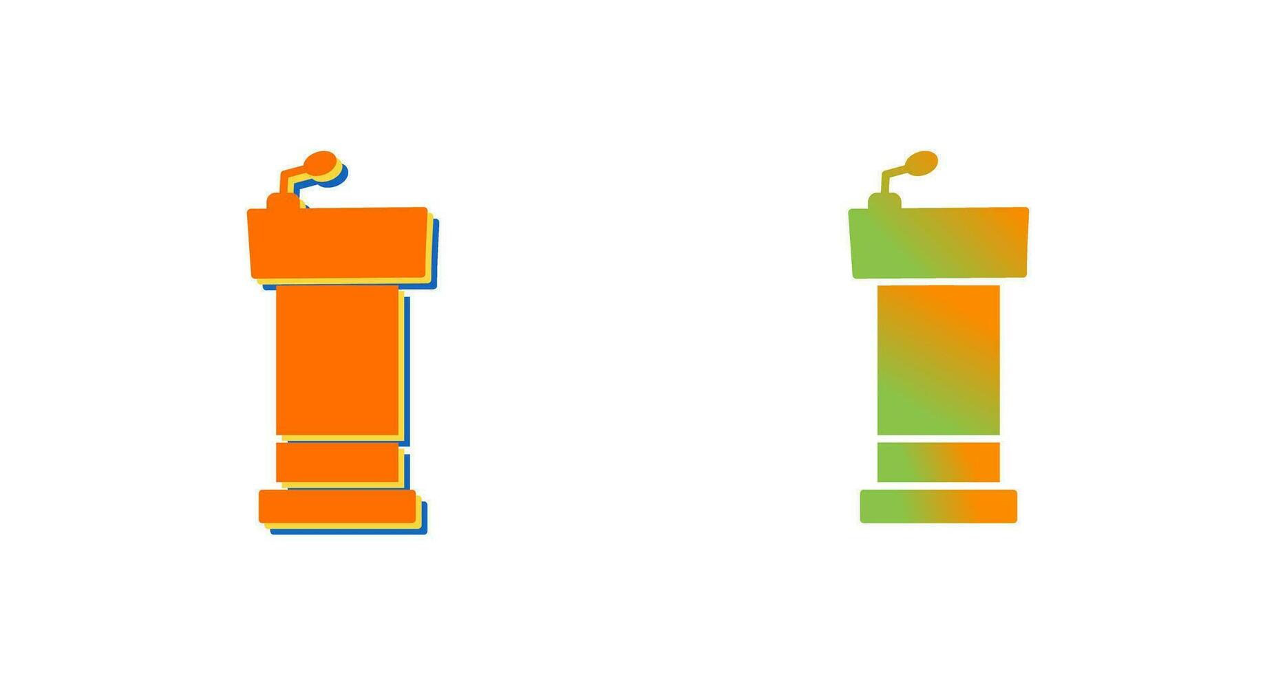 Podium Vector Icon