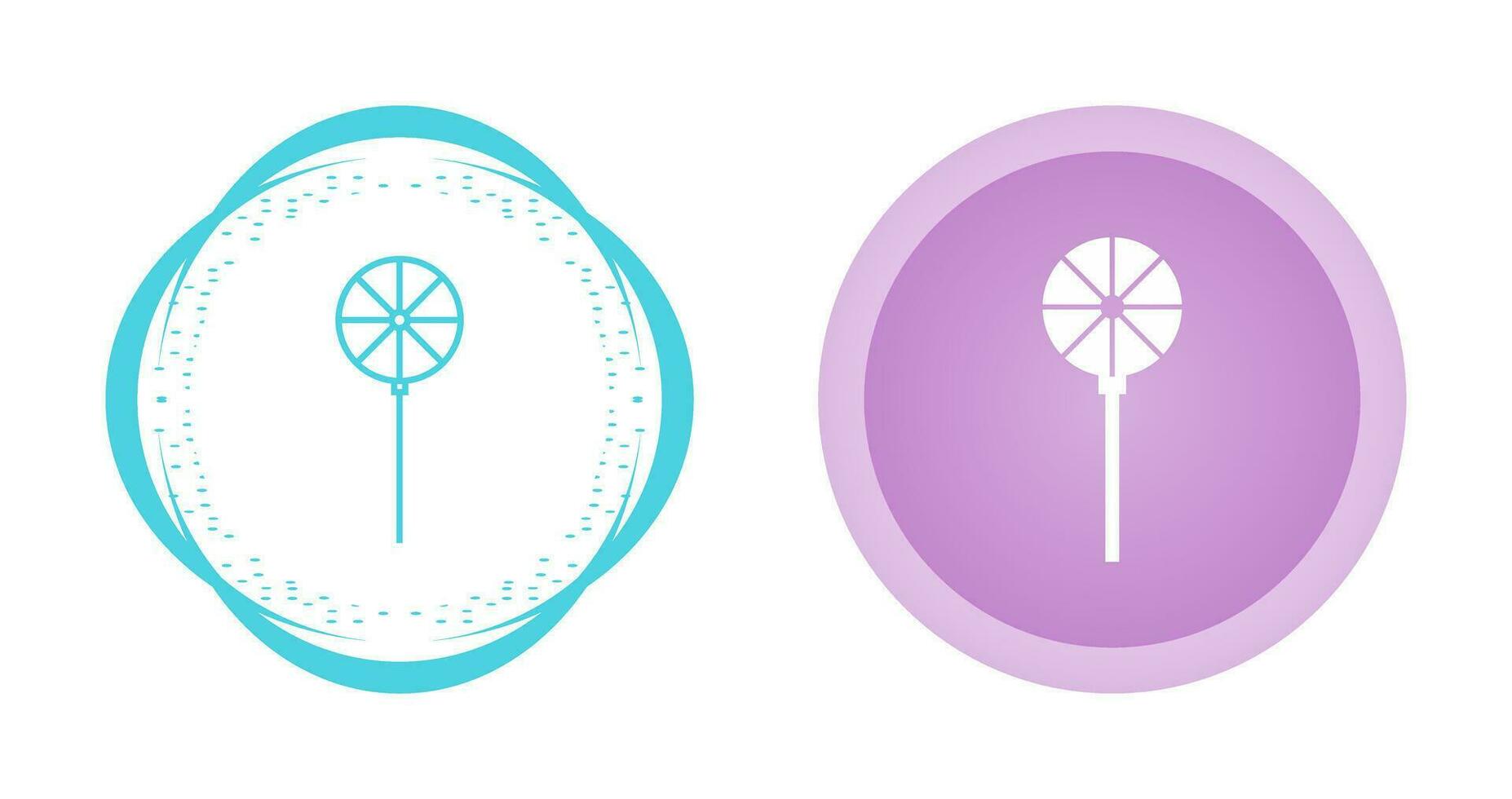 Pin Wheel Vector Icon