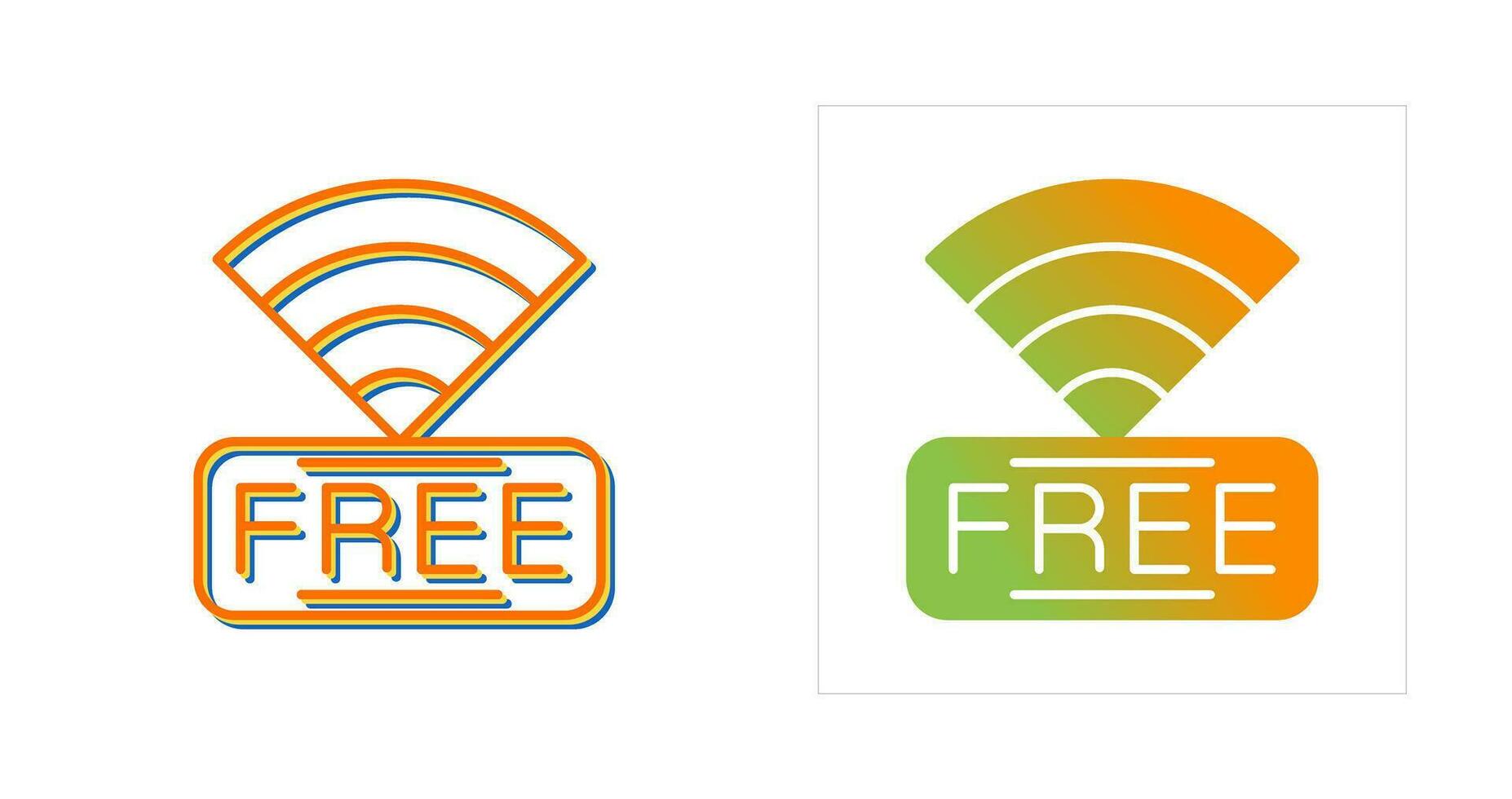 icono de vector wifi gratis