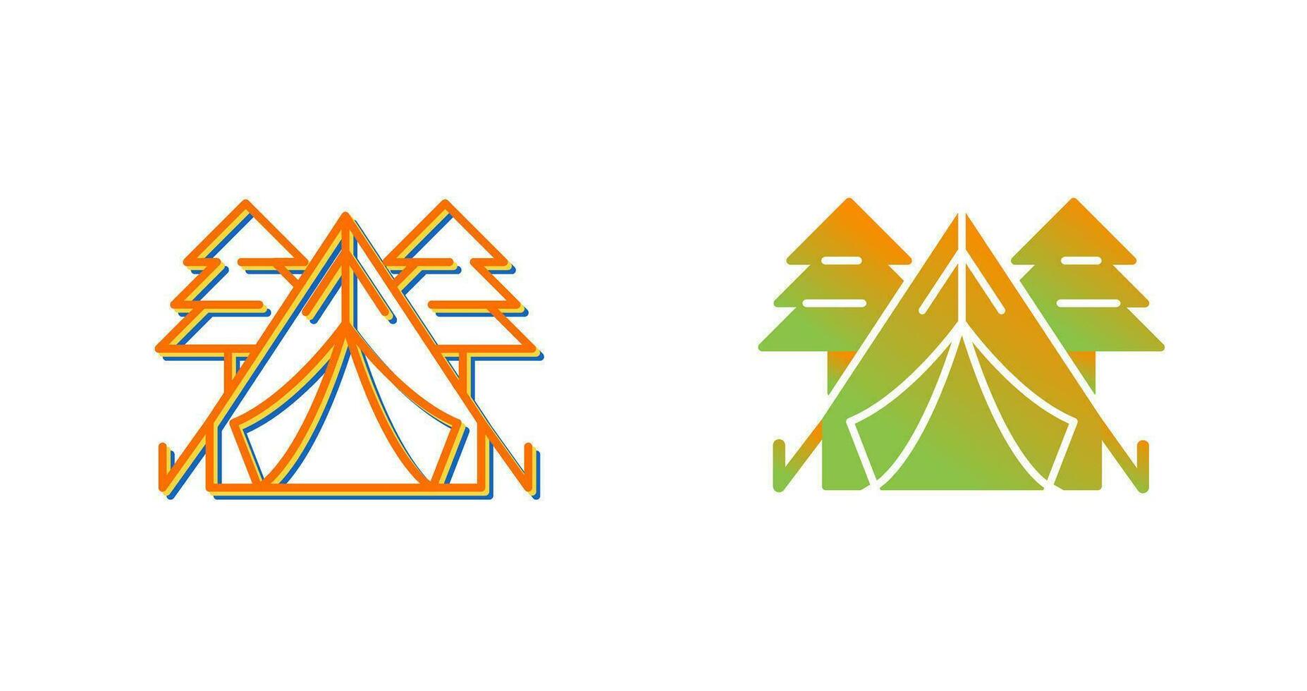 Tent Vector Icon