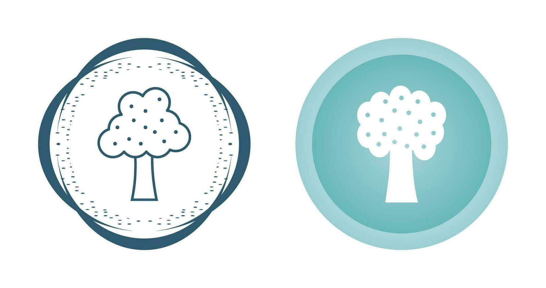 Fruit Tree Vector Icon