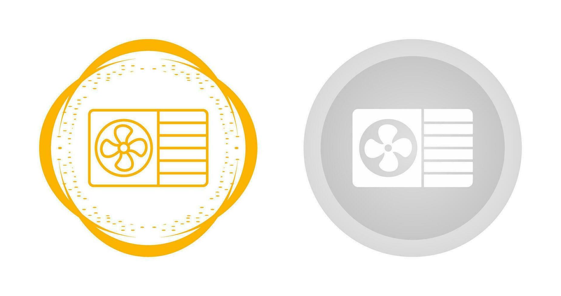 AC Window Unit Vector Icon
