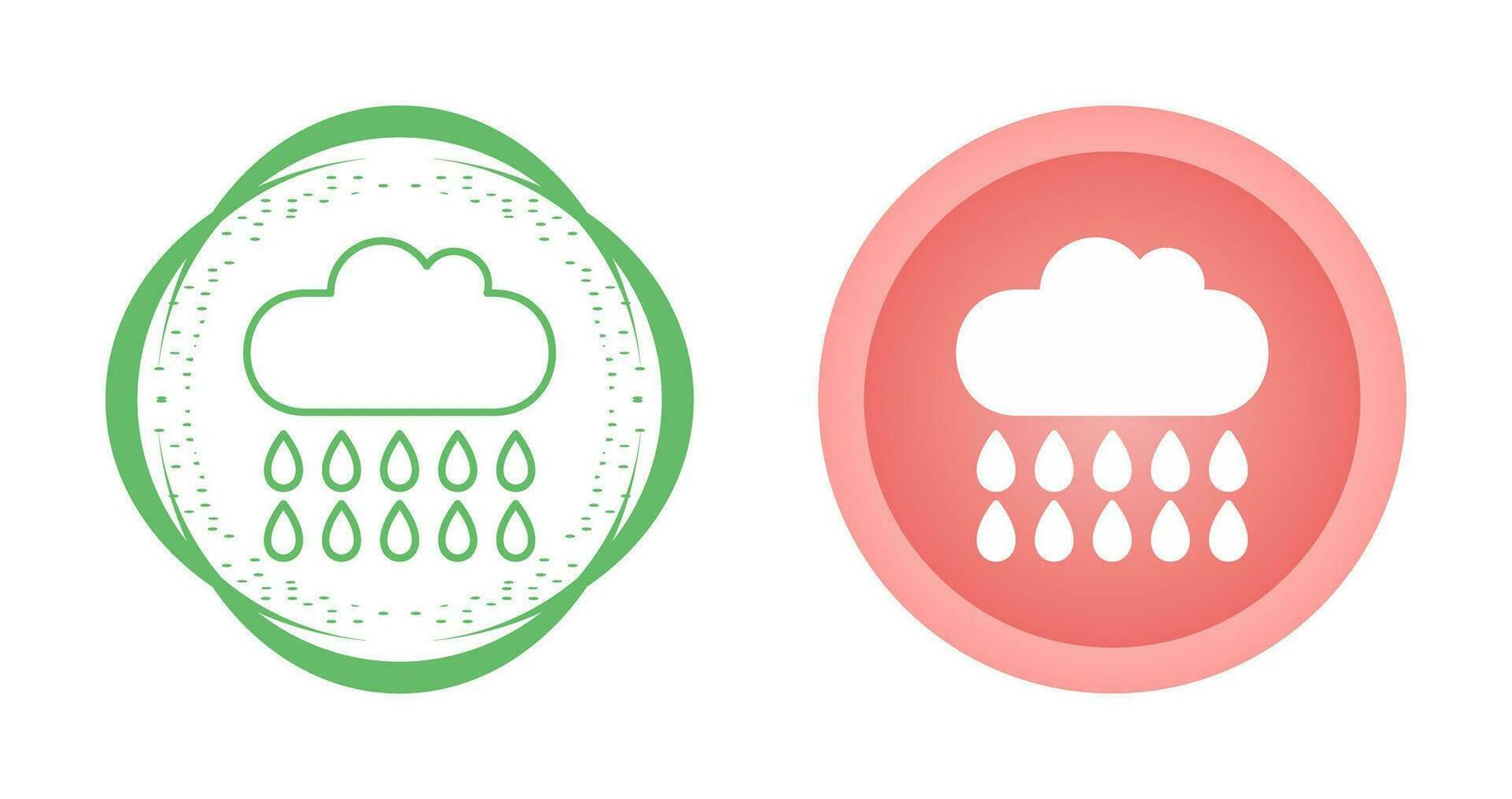 Rain Vector Icon