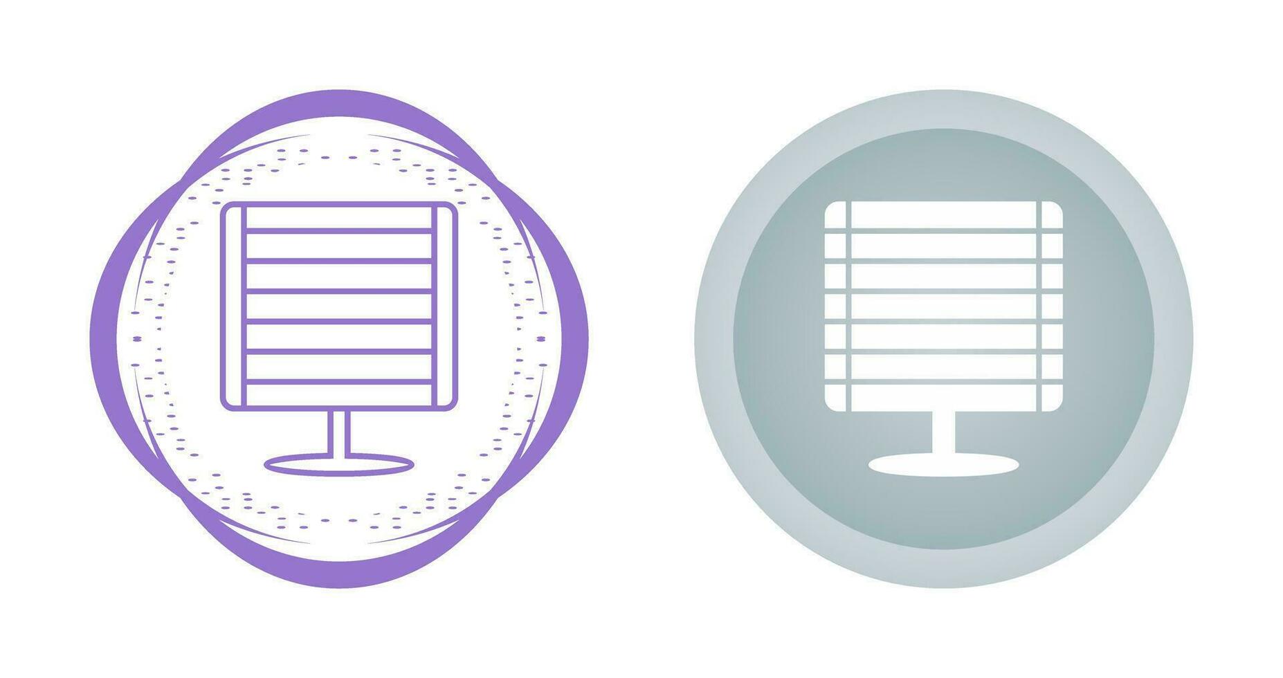Infrared Heater Vector Icon