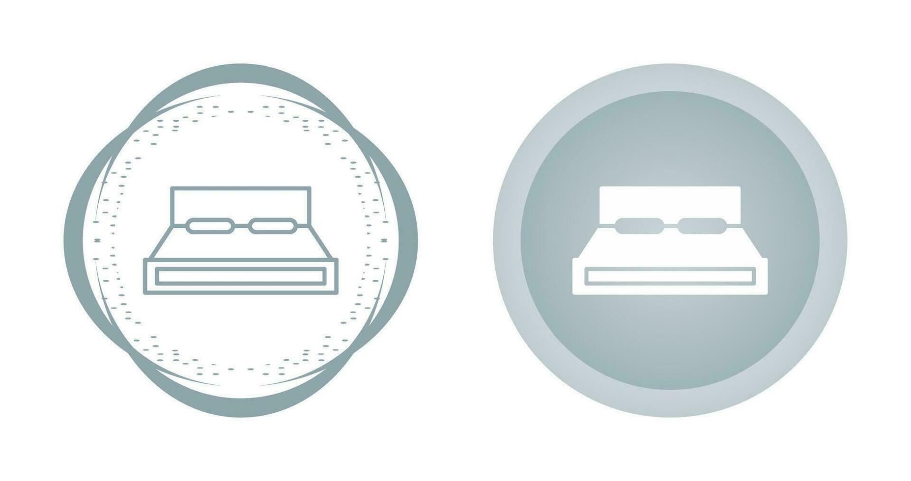 Double Bed Vector Icon