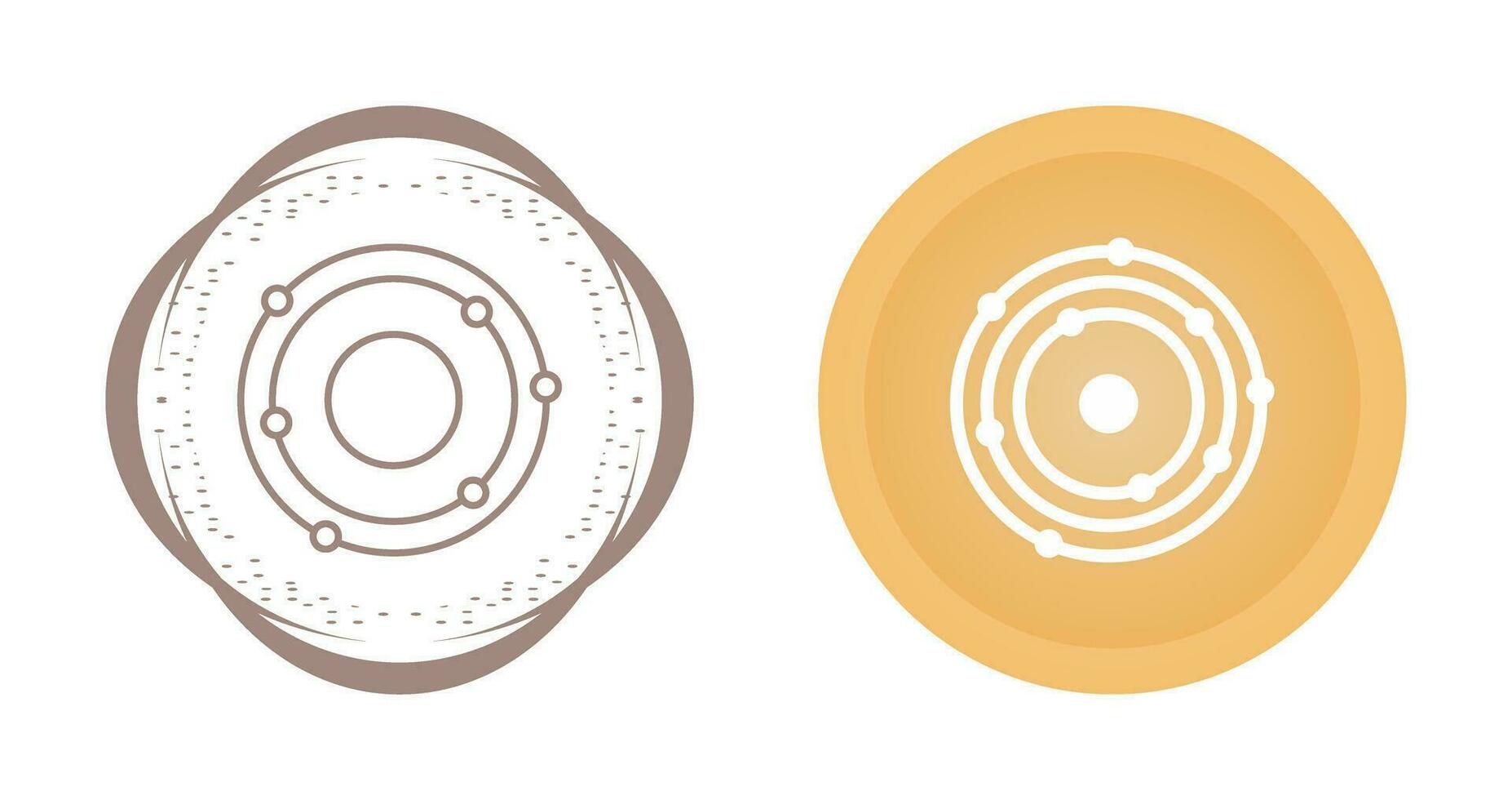 Atomic Structure Vector Icon