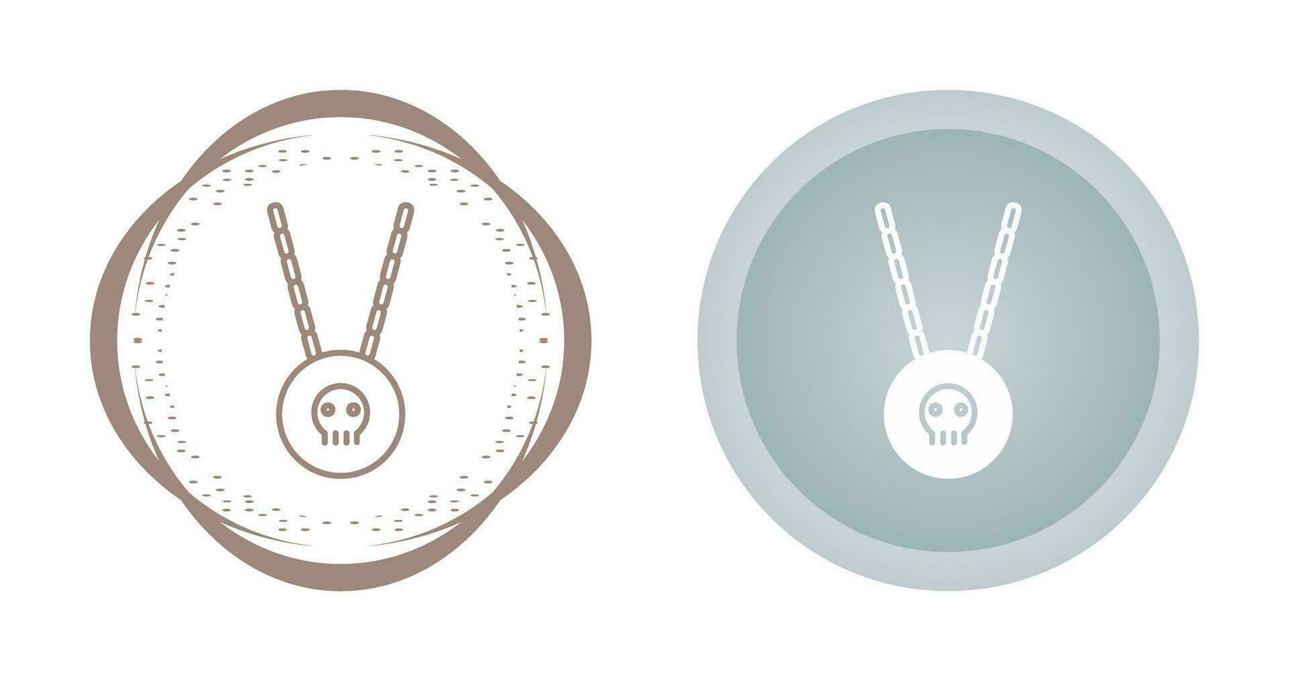 Pirate Necklace Vector Icon