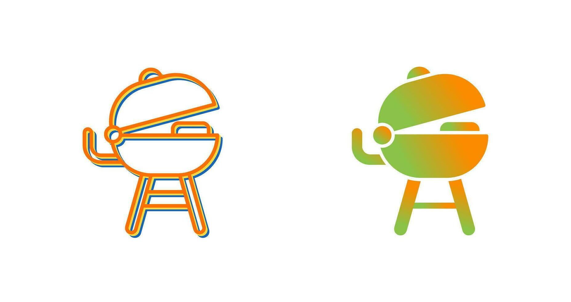 Grilled Vector Icon