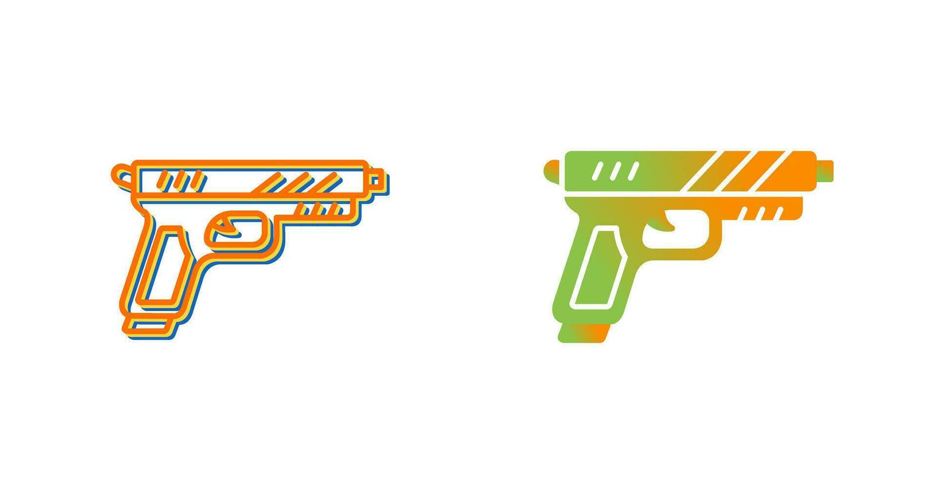 icono de vector de pistola