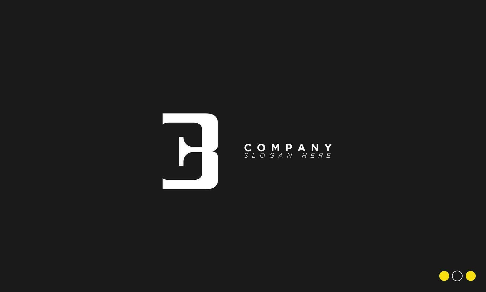 CB Alphabet letters Initials Monogram logo BC, C and B vector