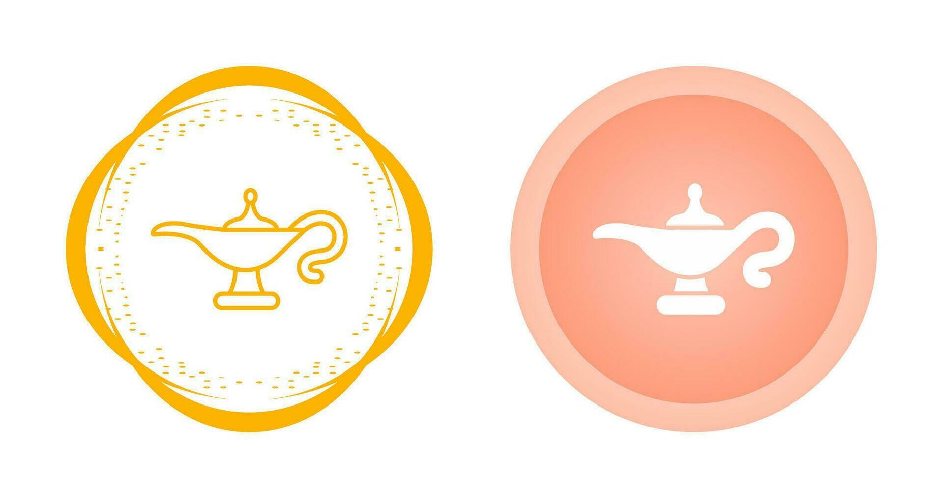 Genie Lamp Vector Icon