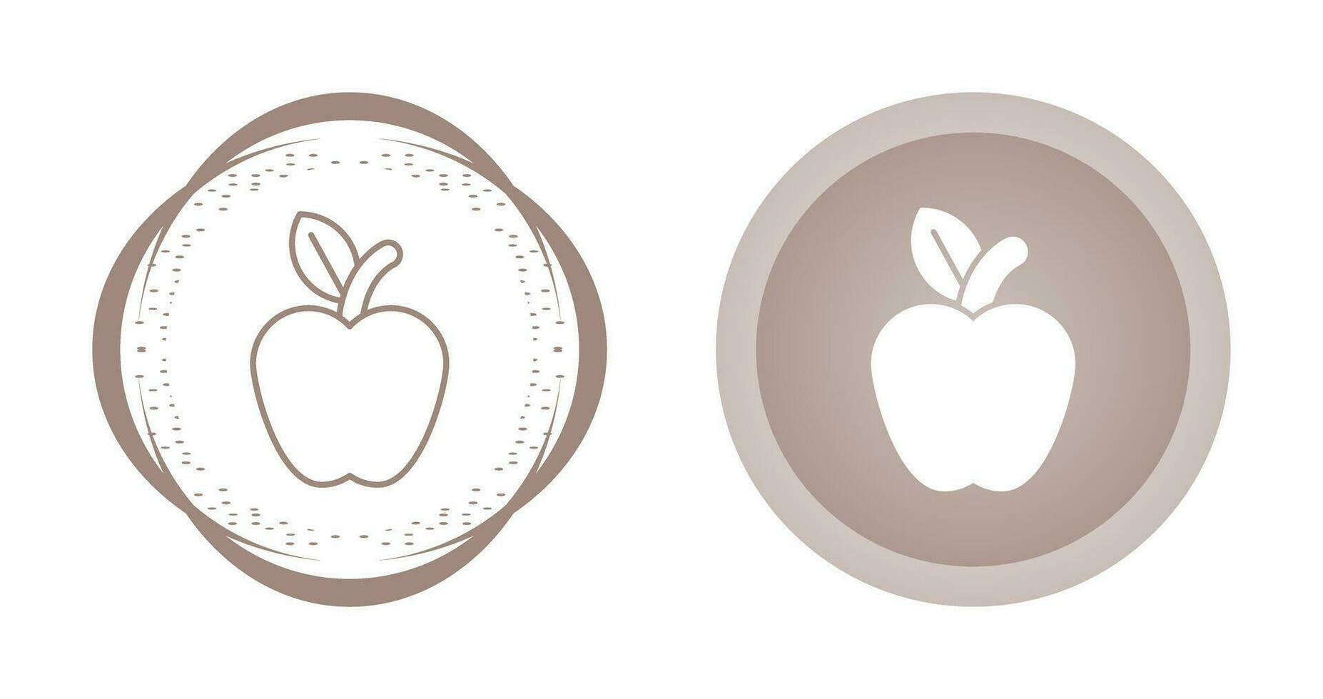 icono de vector de manzana