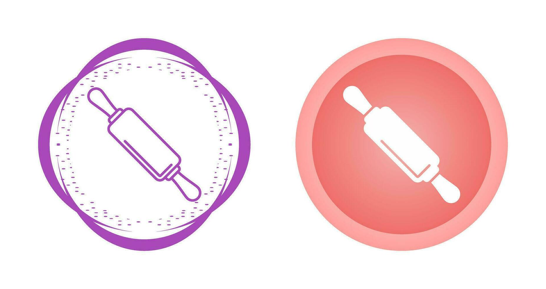 Rolling Pin Vector Icon
