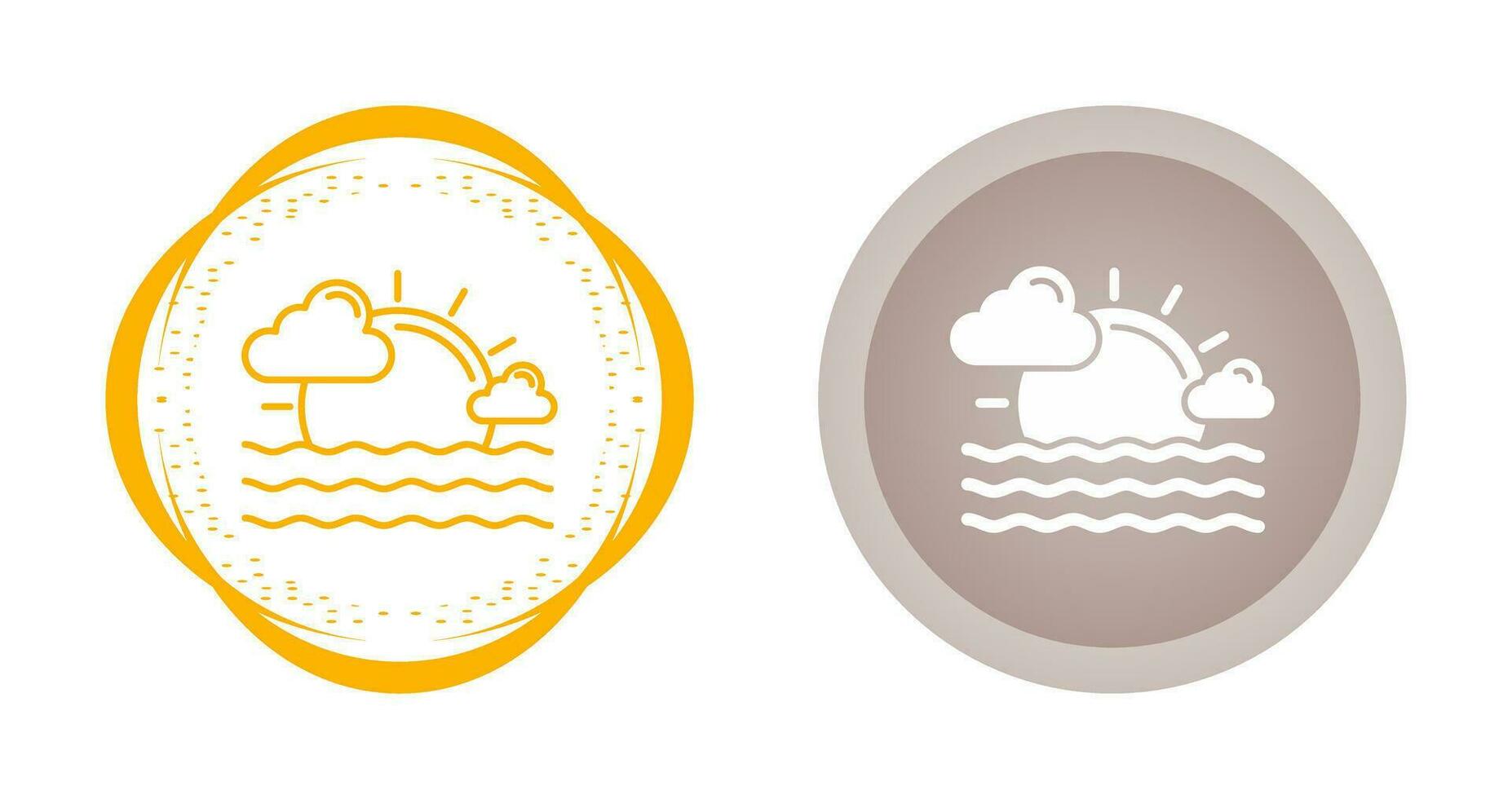Sunset Vector Icon