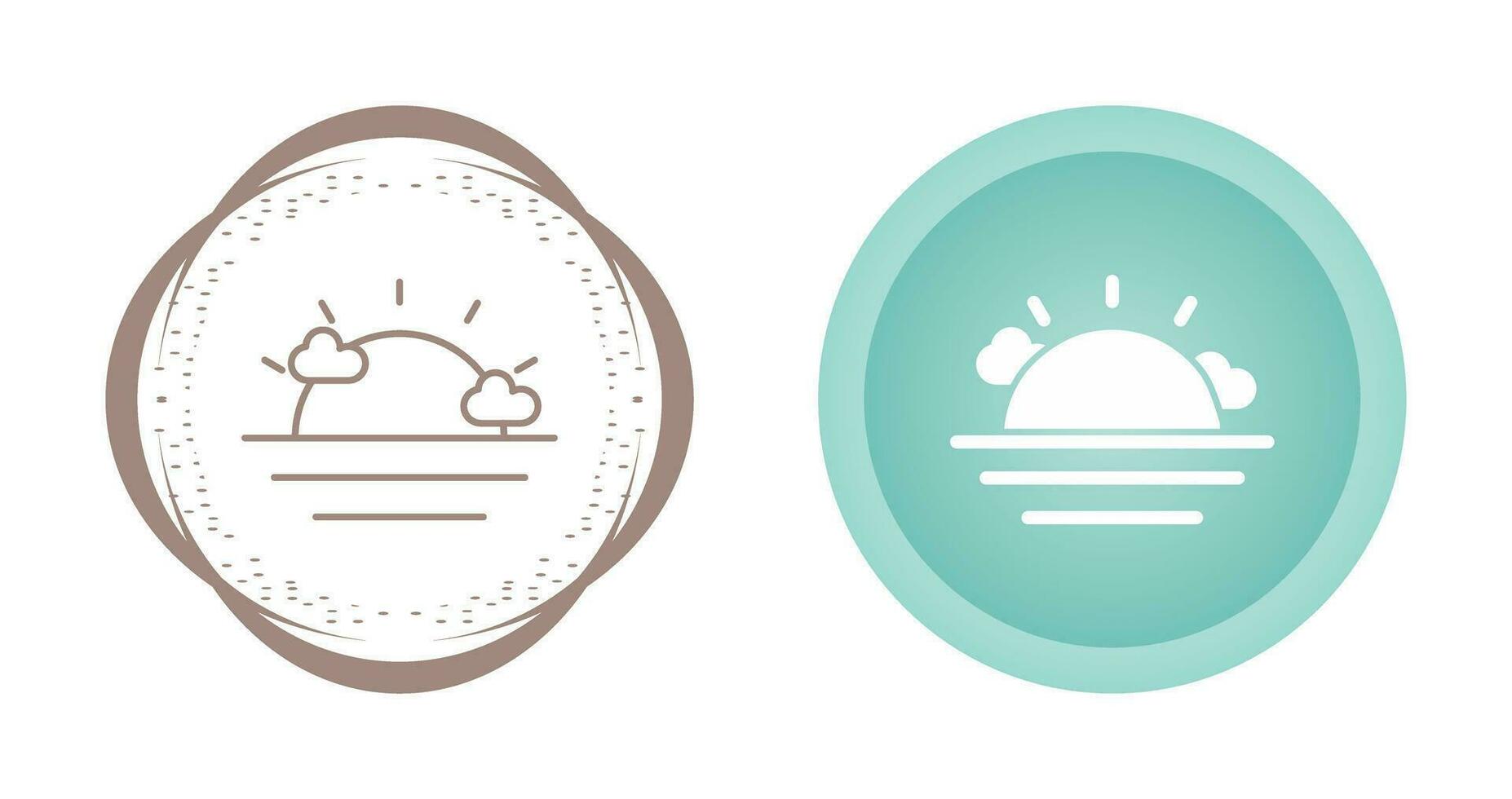 Sunset Vector Icon