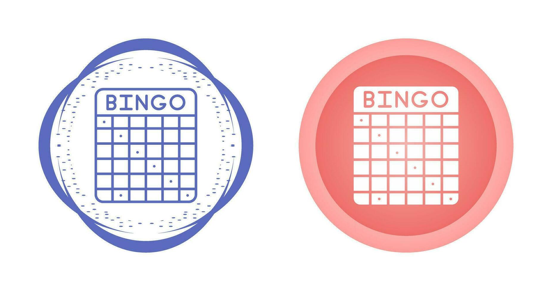 icono de vector de bingo