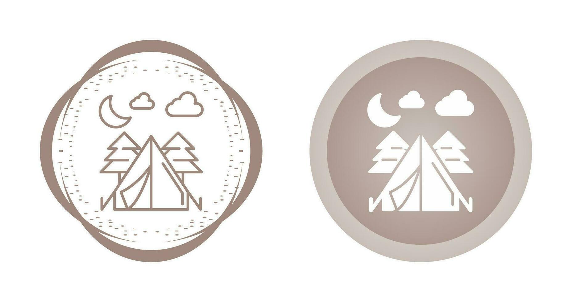Tent Vector Icon