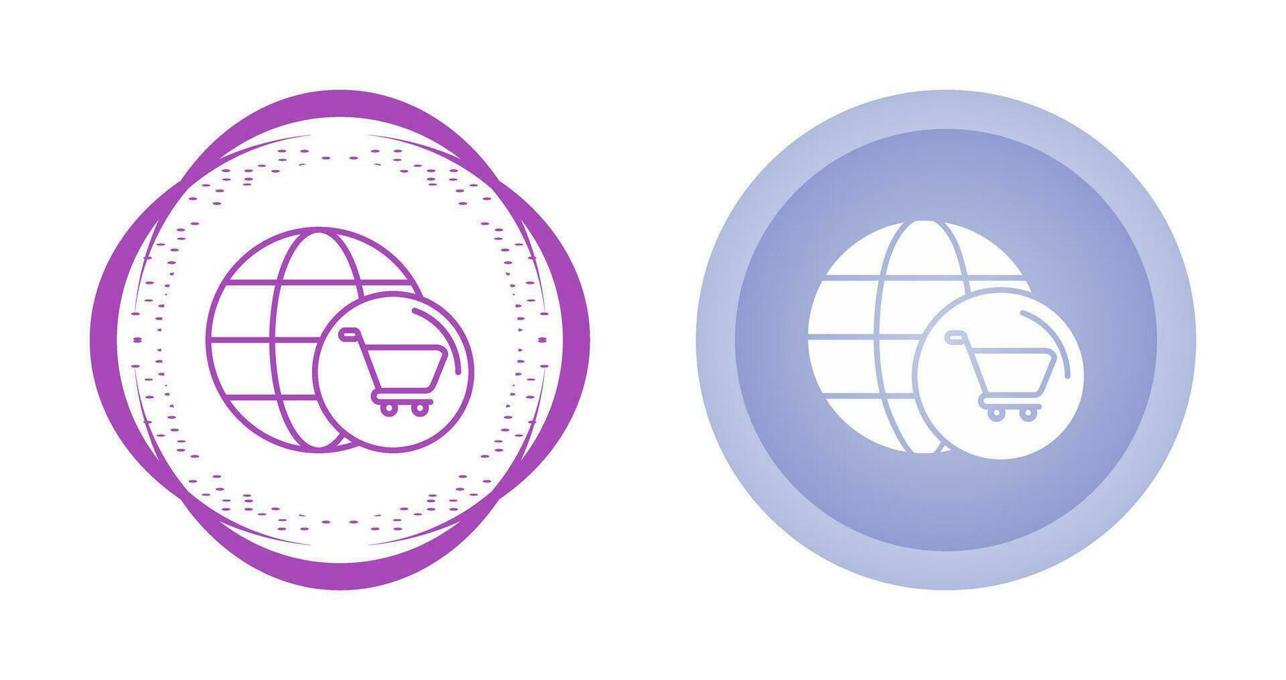 World Cart Vector Icon