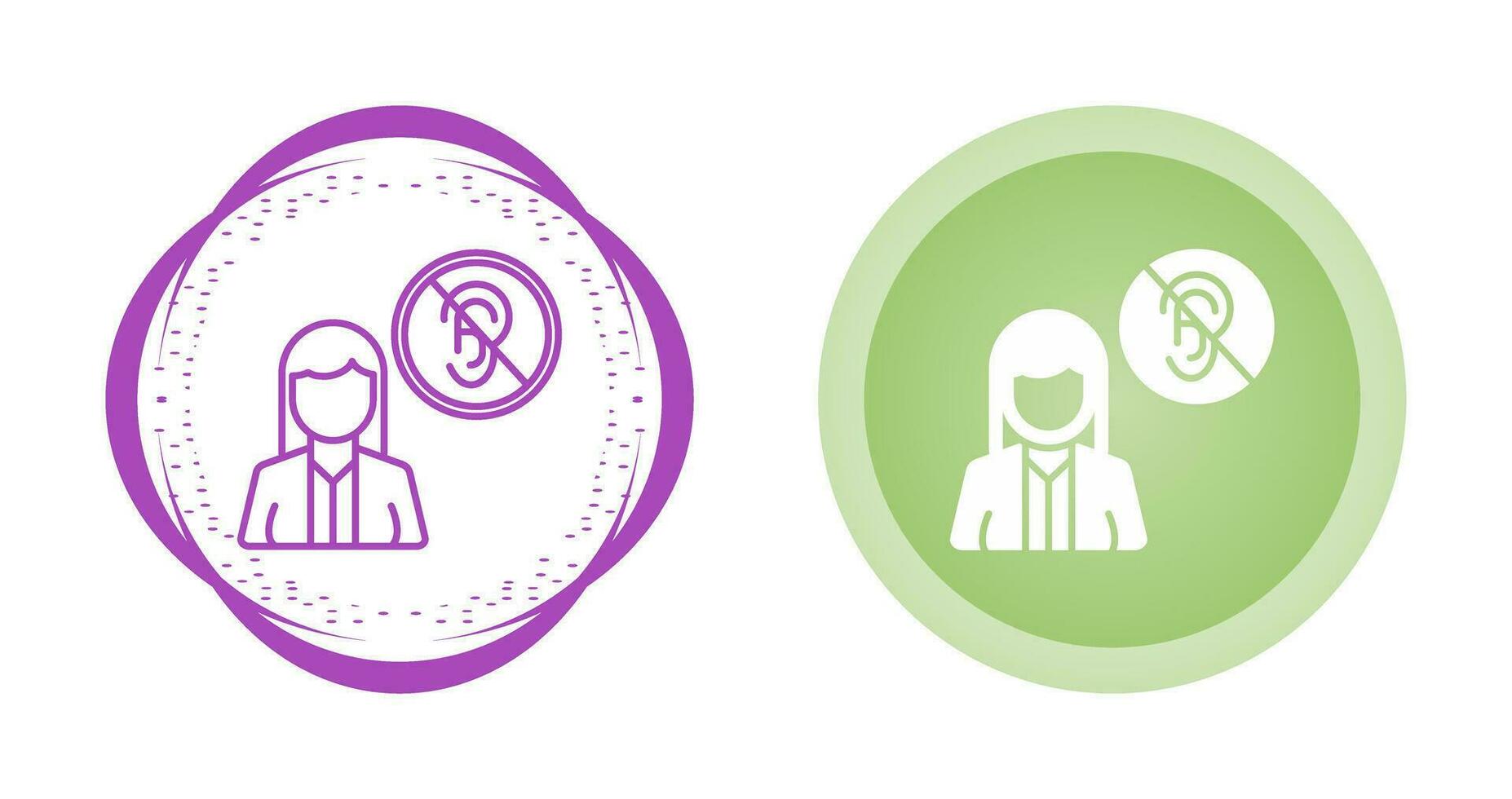 Deaf Vector Icon