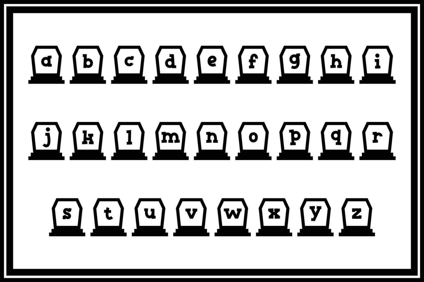 Versatile Collection of Mystic Story Alphabet Letters for Various Uses vector