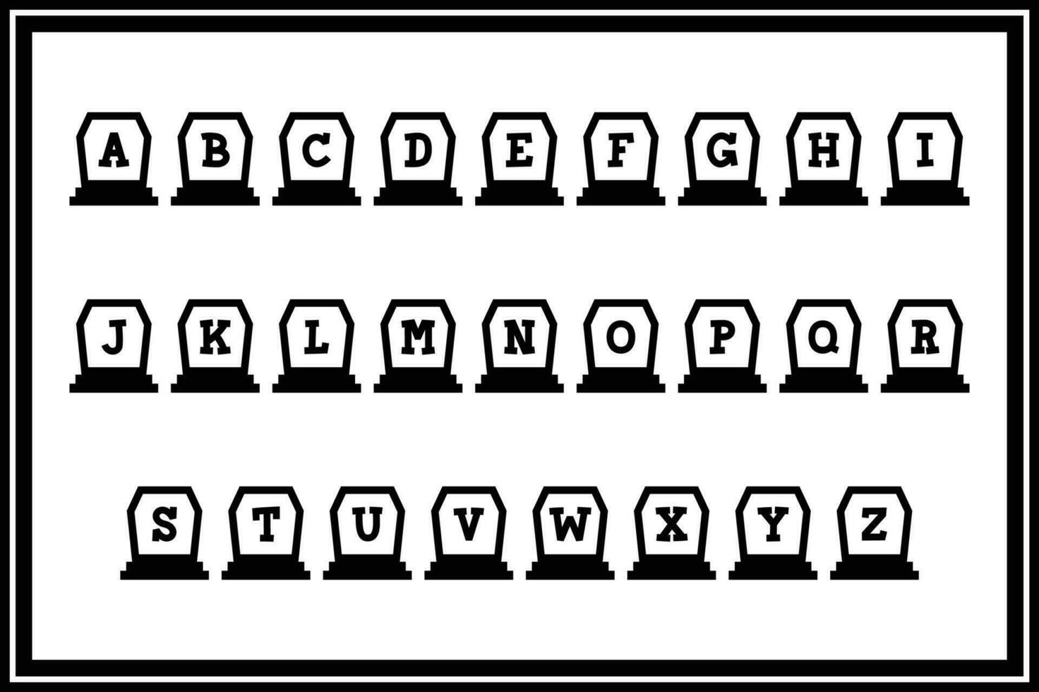 Versatile Collection of Mystic Story Alphabet Letters for Various Uses vector