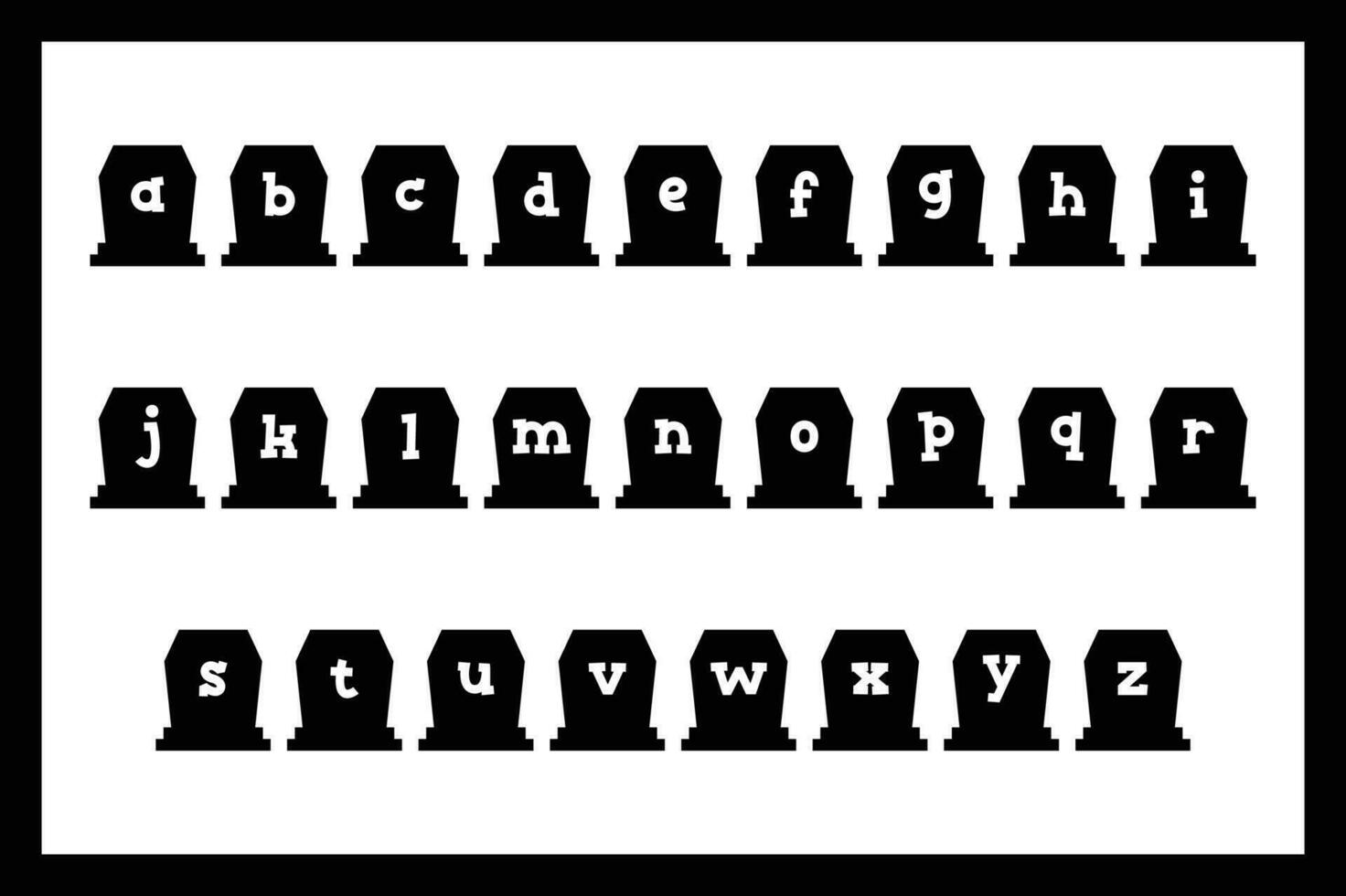 Versatile Collection of Mystic Story Alphabet Letters for Various Uses vector