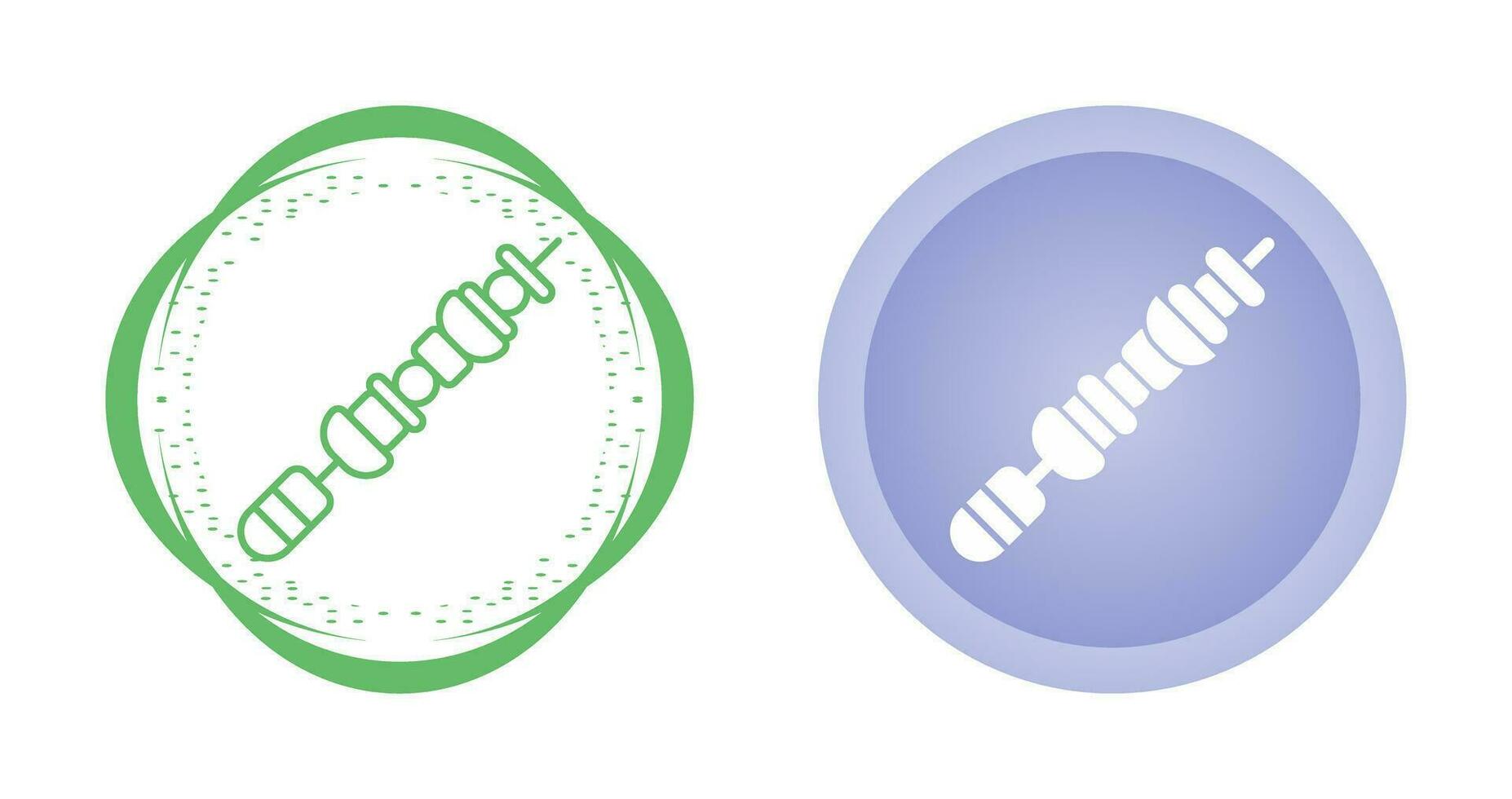 Skewers Vector Icon