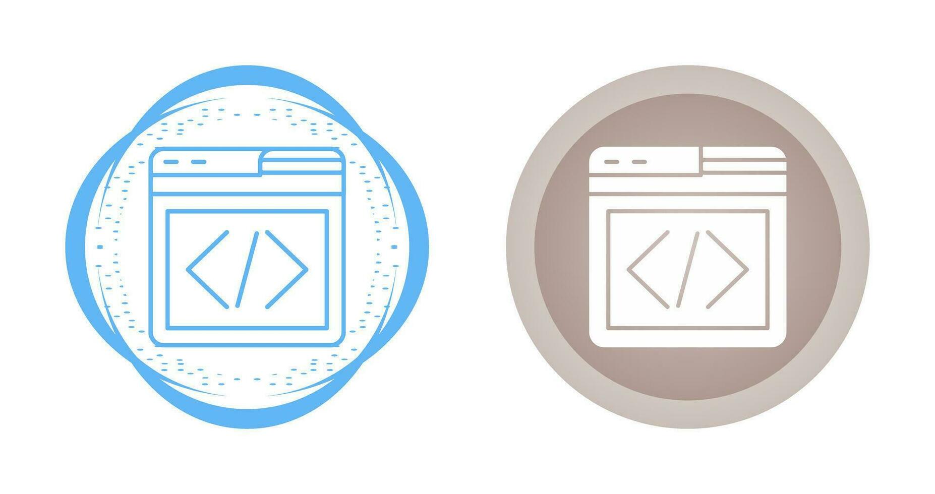 Web Programing Vector Icon