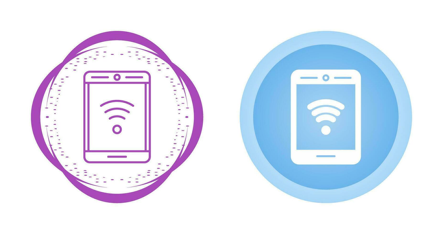 Phone With Signal Vector Icon