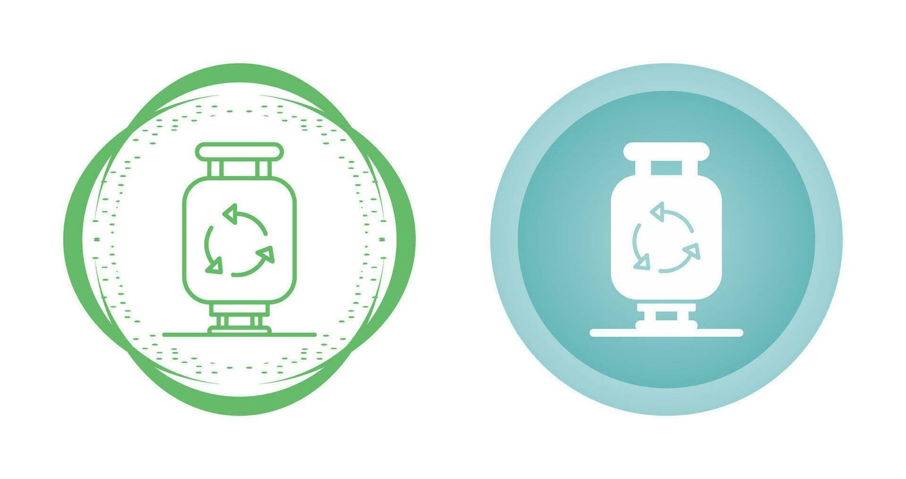 Gas Cylinder Vector Icon