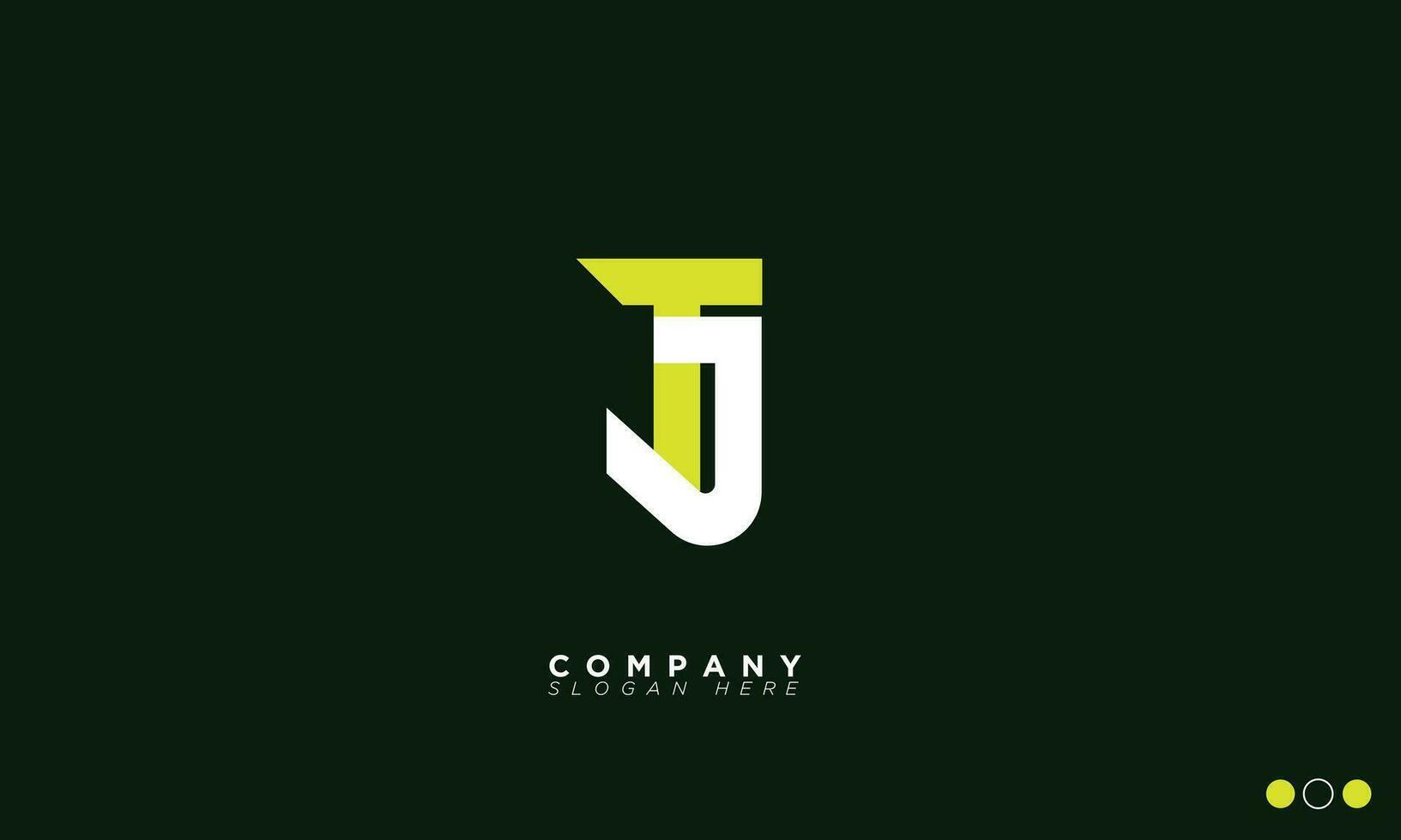 TJ Alphabet letters Initials Monogram logo JT, T and J vector